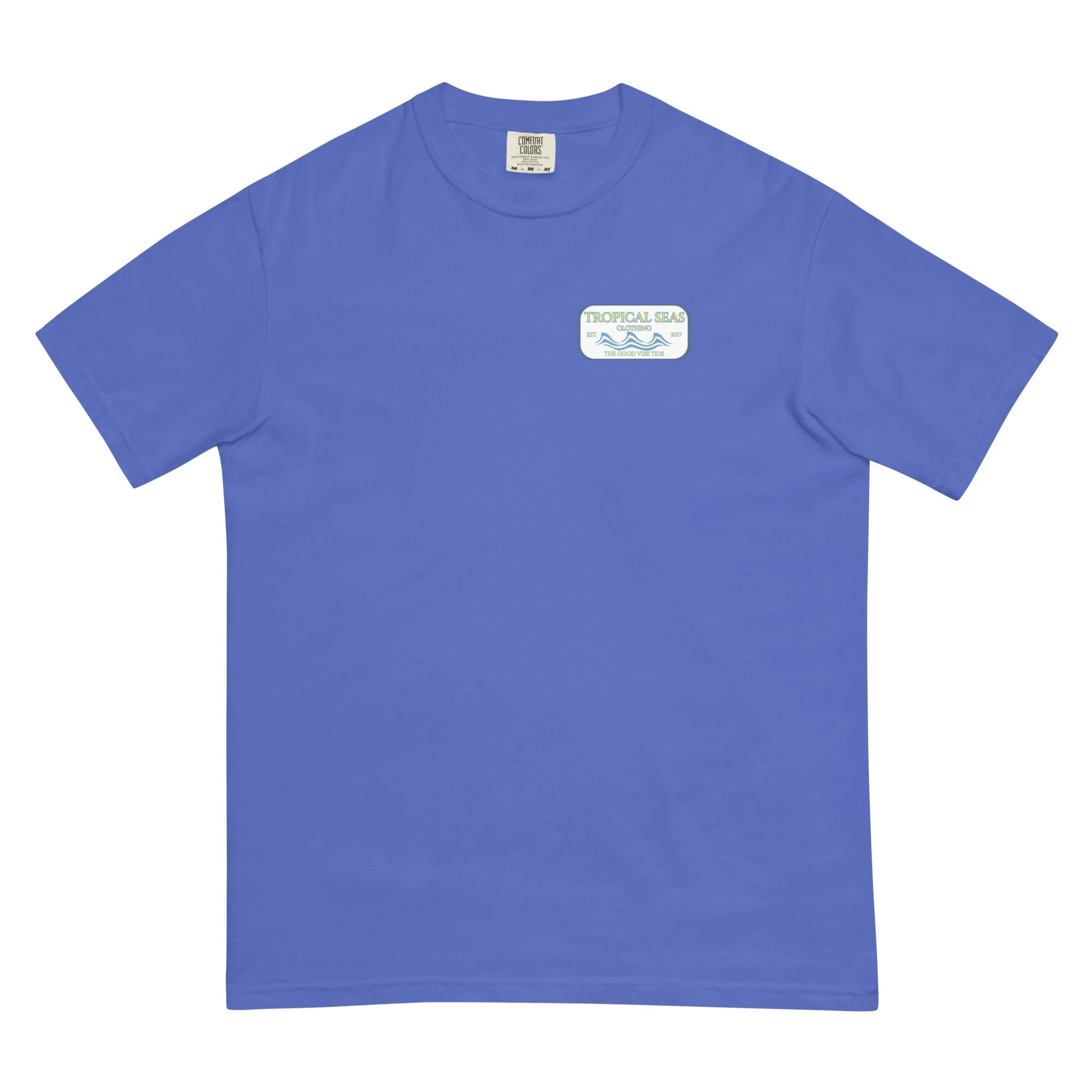 Men's Tropical Set Heavyweight T-shirt - Image 2
