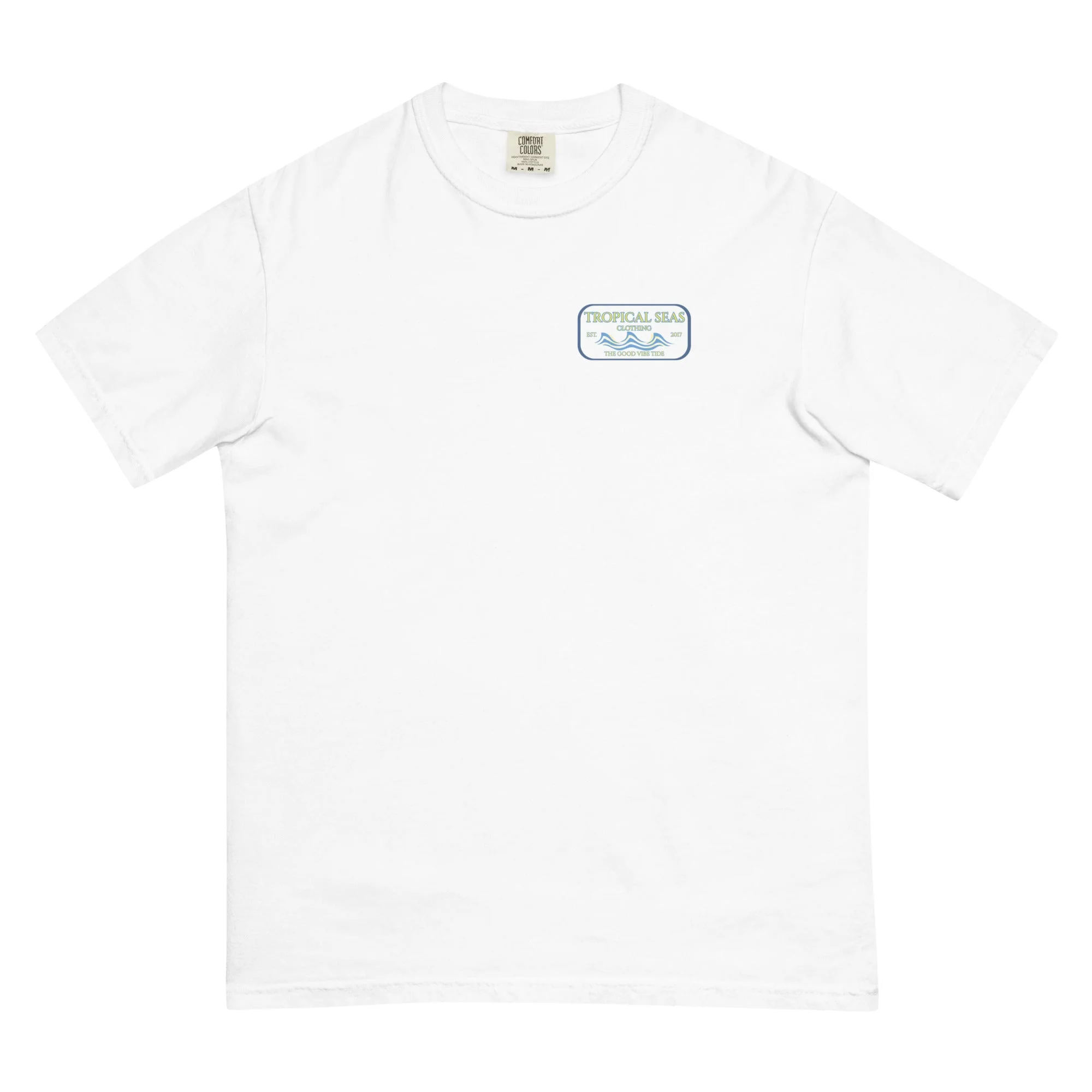 Men's Tropical Set Heavyweight T-shirt - Image 5