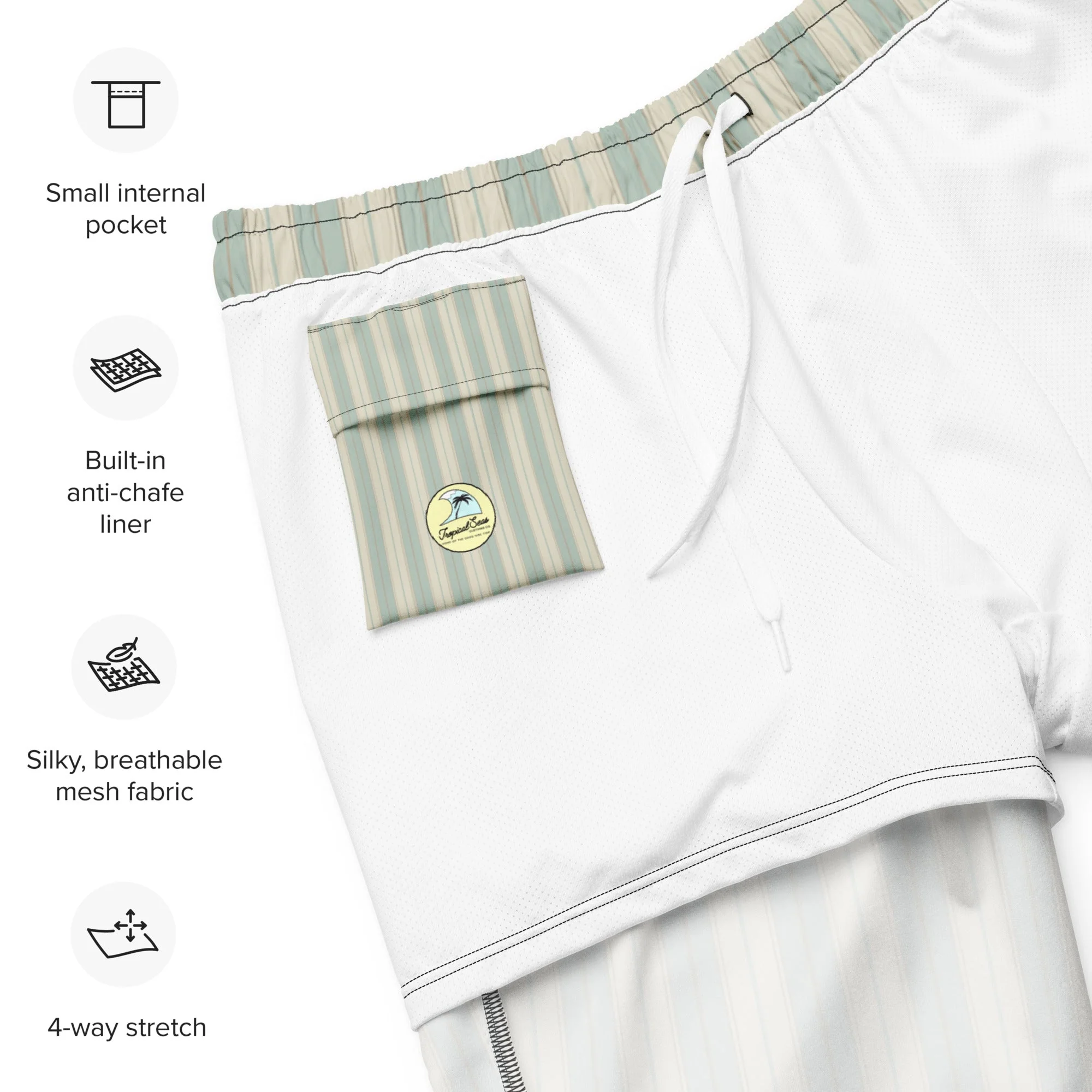 Men's Vintage Yacht Haven swim trunks - Image 2