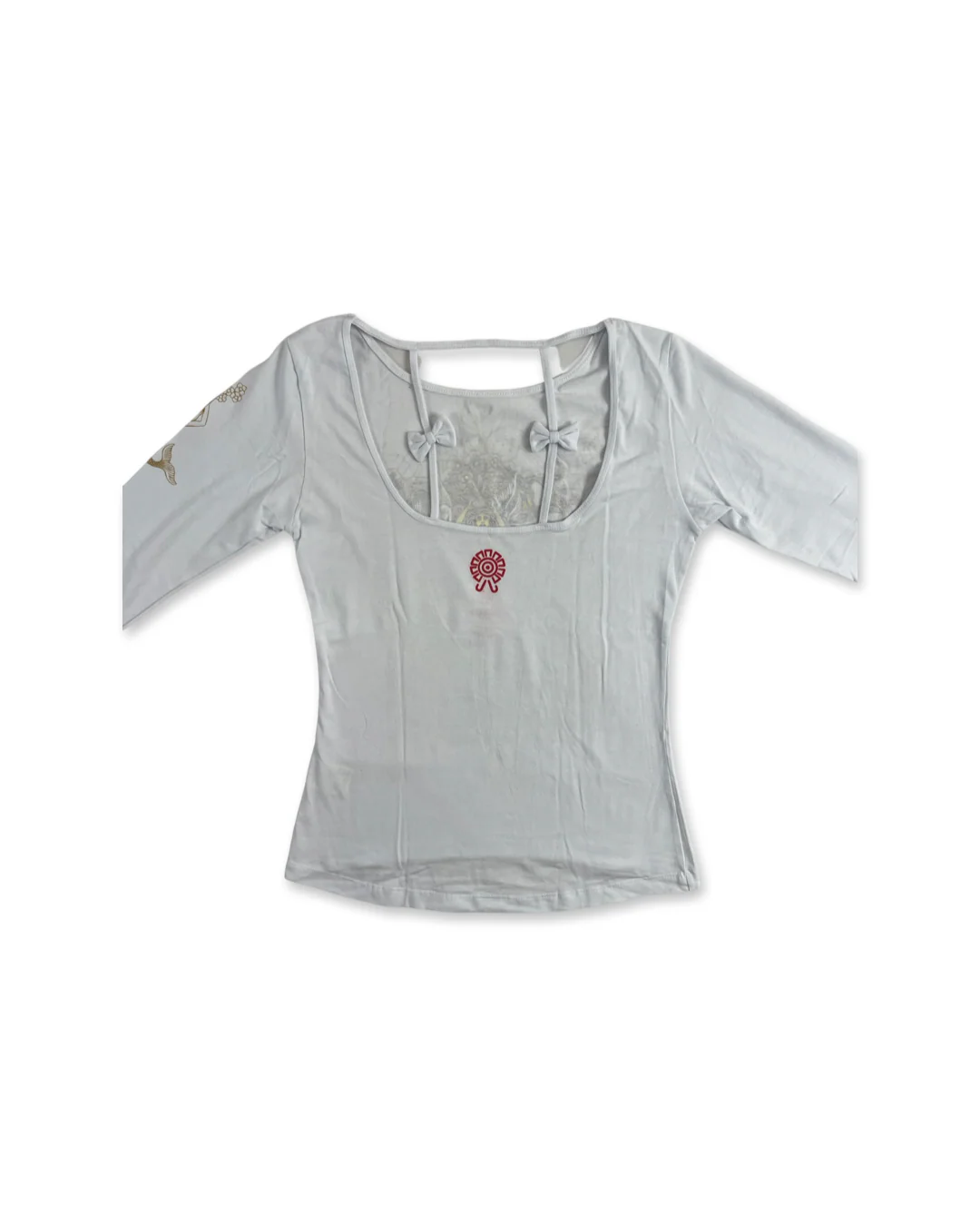 Mermaid Women's Long Sleeve Top, White - Image 6