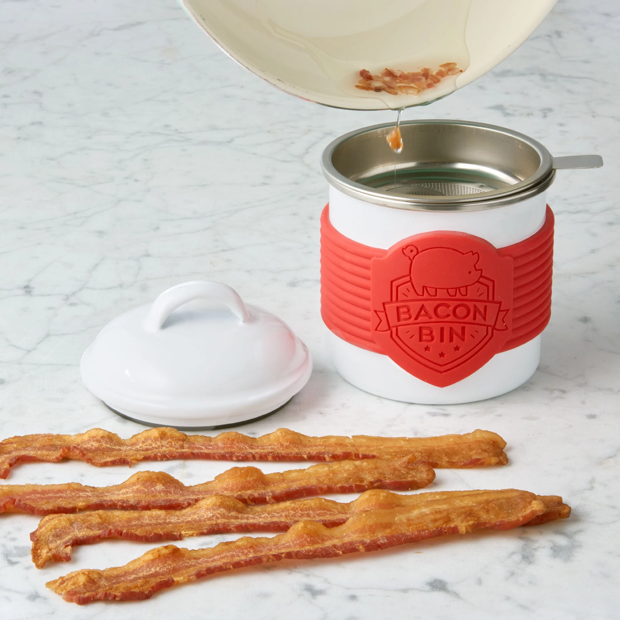 Metal Bacon Bin - Grease Holder - Image 12
