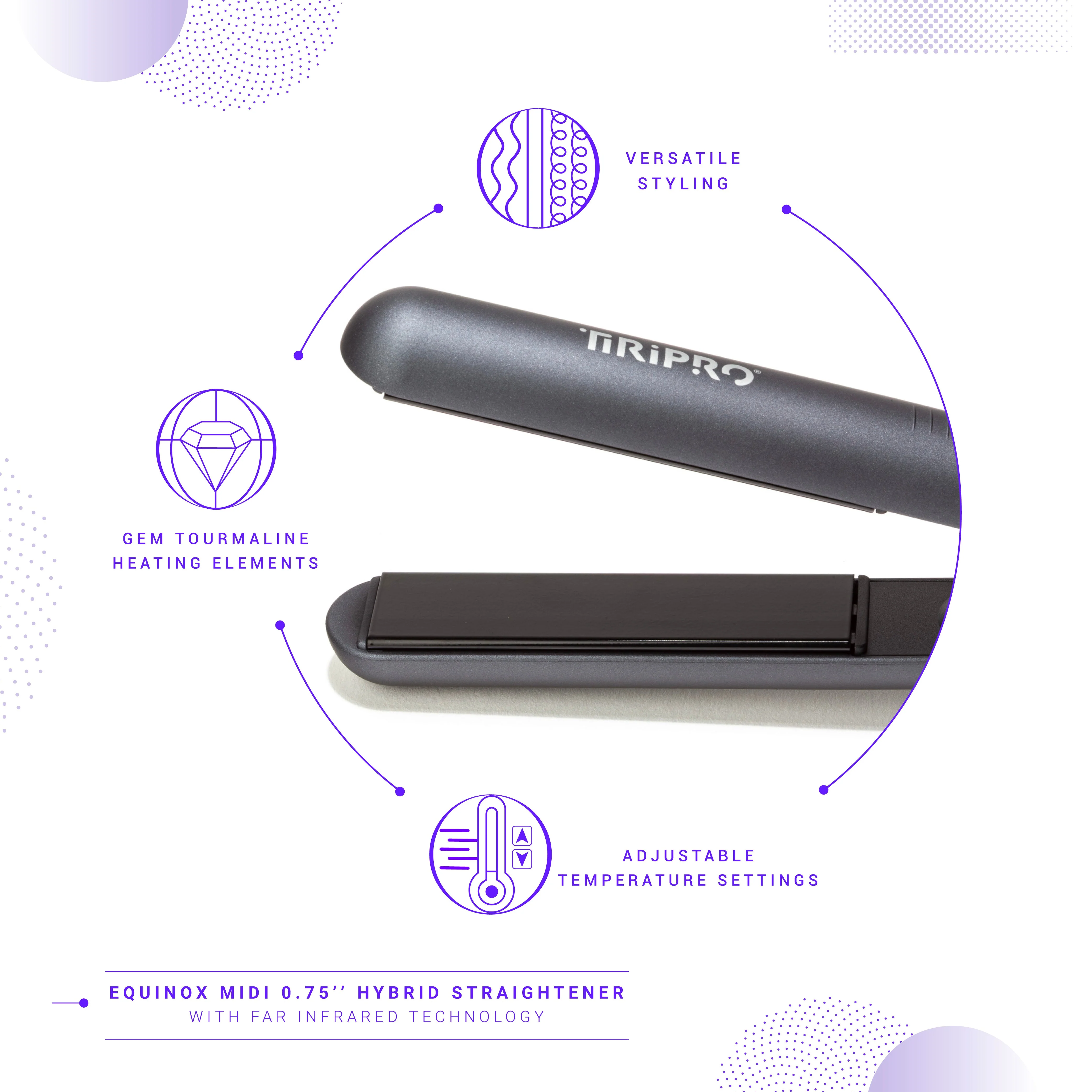 Midi 0.75" Hybrid Straightener with Far Infrared Tech - Image 3