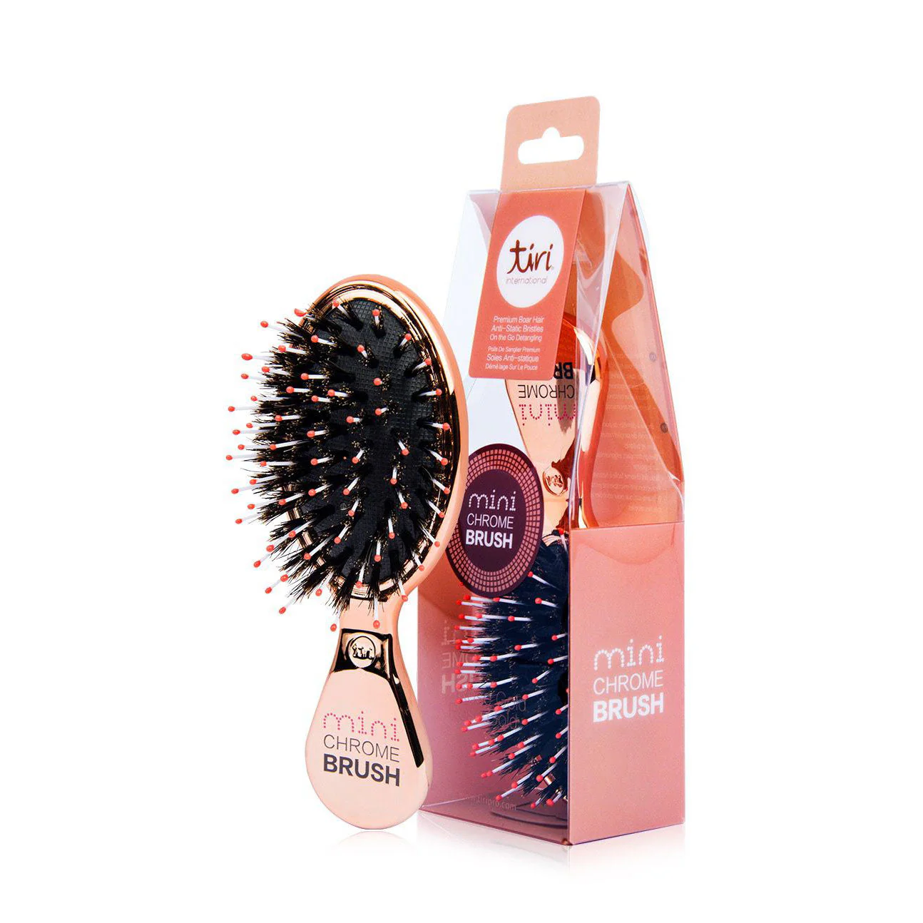 Mini Boar Bristle Hair Brush - Image 20