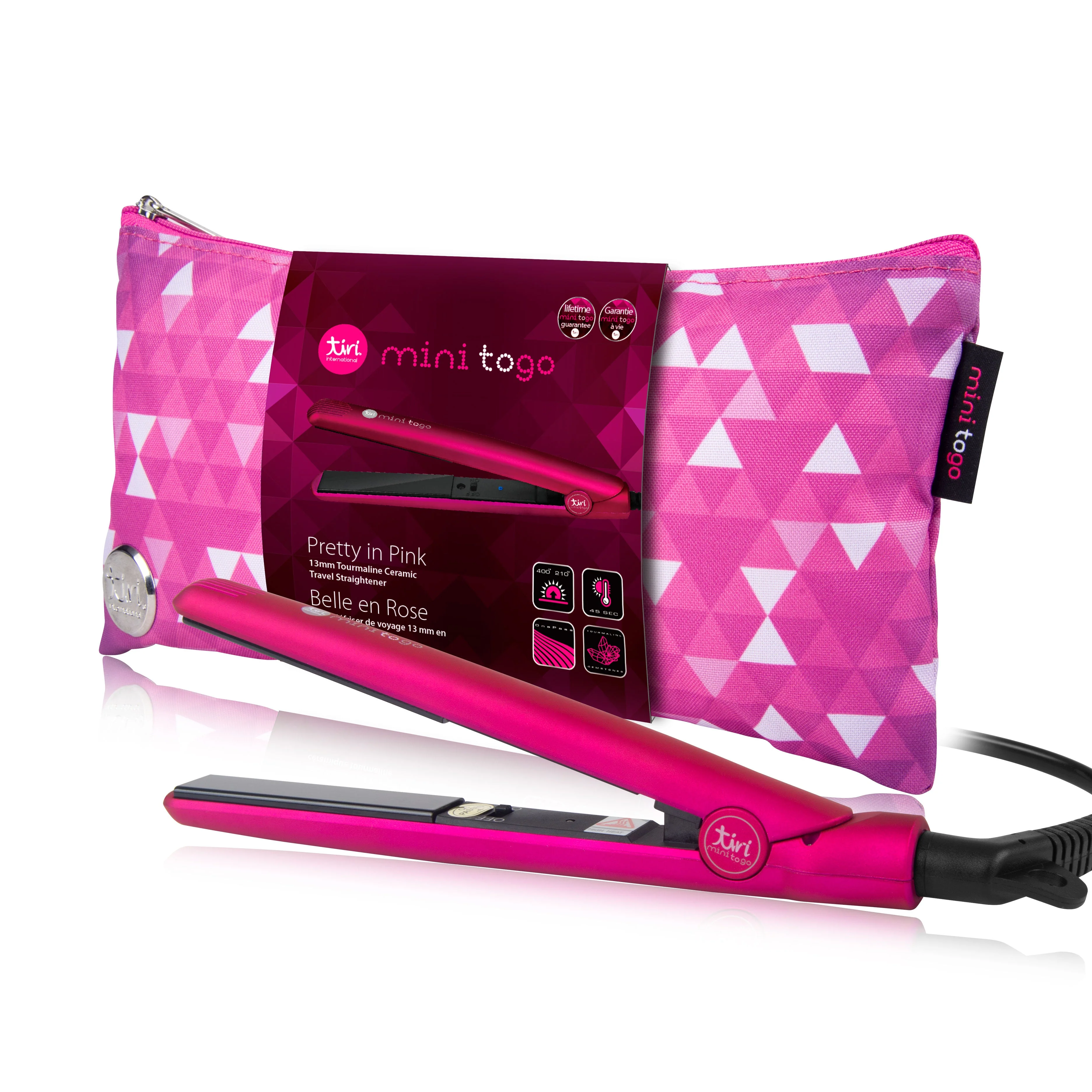 Mini ToGo Flat Iron with Travel Carrying Bag - Image 13