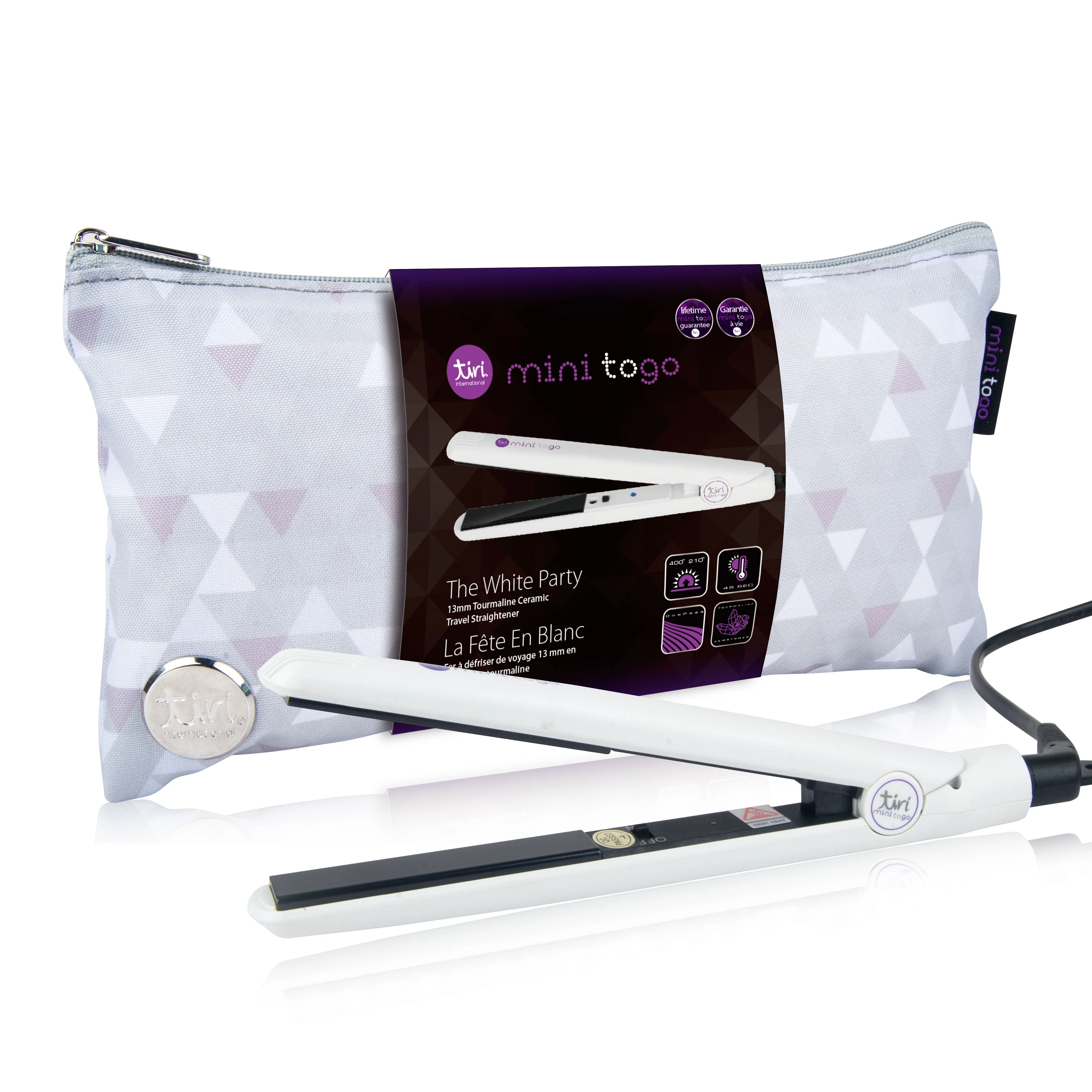 Mini ToGo Flat Iron with Travel Carrying Bag - Image 30