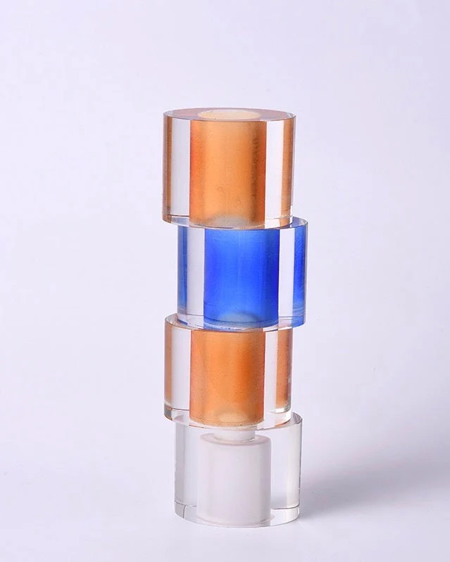 Modern Crystal Nugget Vase, Contemporary Table Setting Centrepieces - Image 7