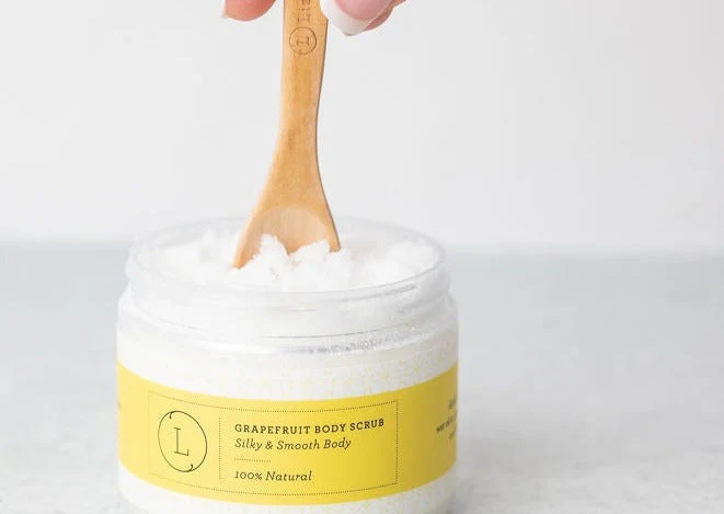 Moisturizing set with Grapefruit body oil and Body scrub - Image 10