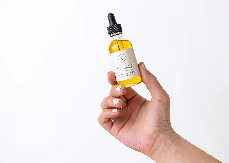 Moisturizing set with Grapefruit body oil and Body scrub - Image 6