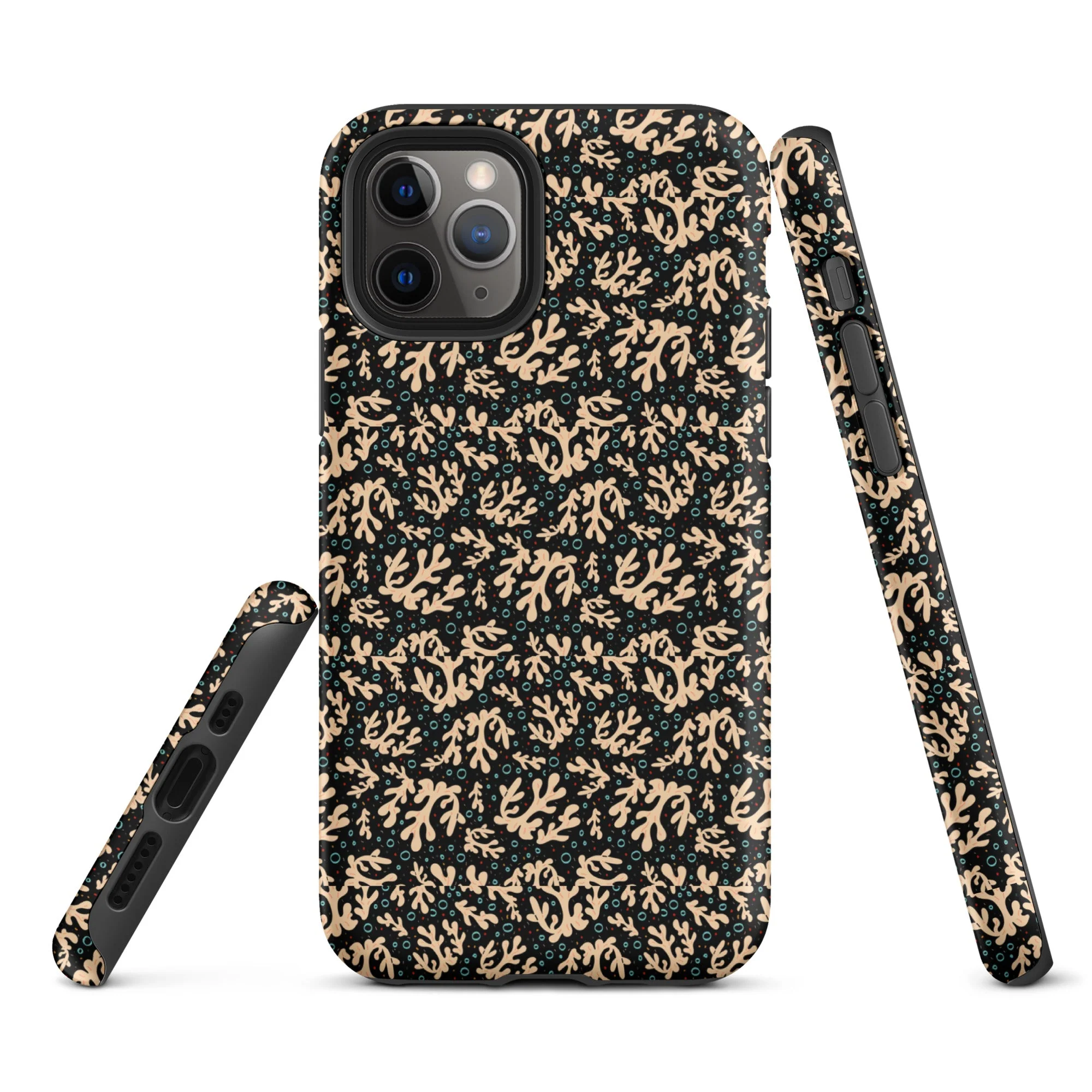 Nautical Black Coral Reef Tough Case for iPhone® - Image 4