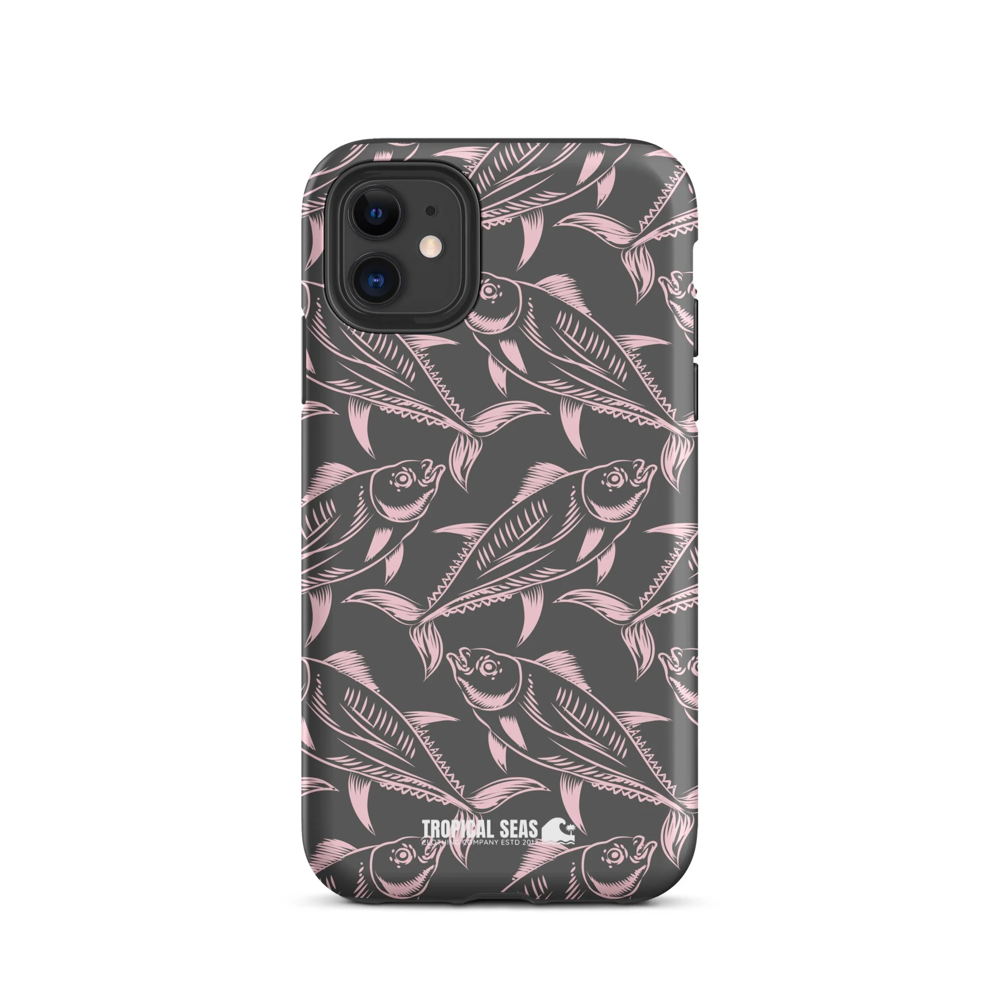 Nautical Pink Tuna Tough Case for iPhone® - Image 3
