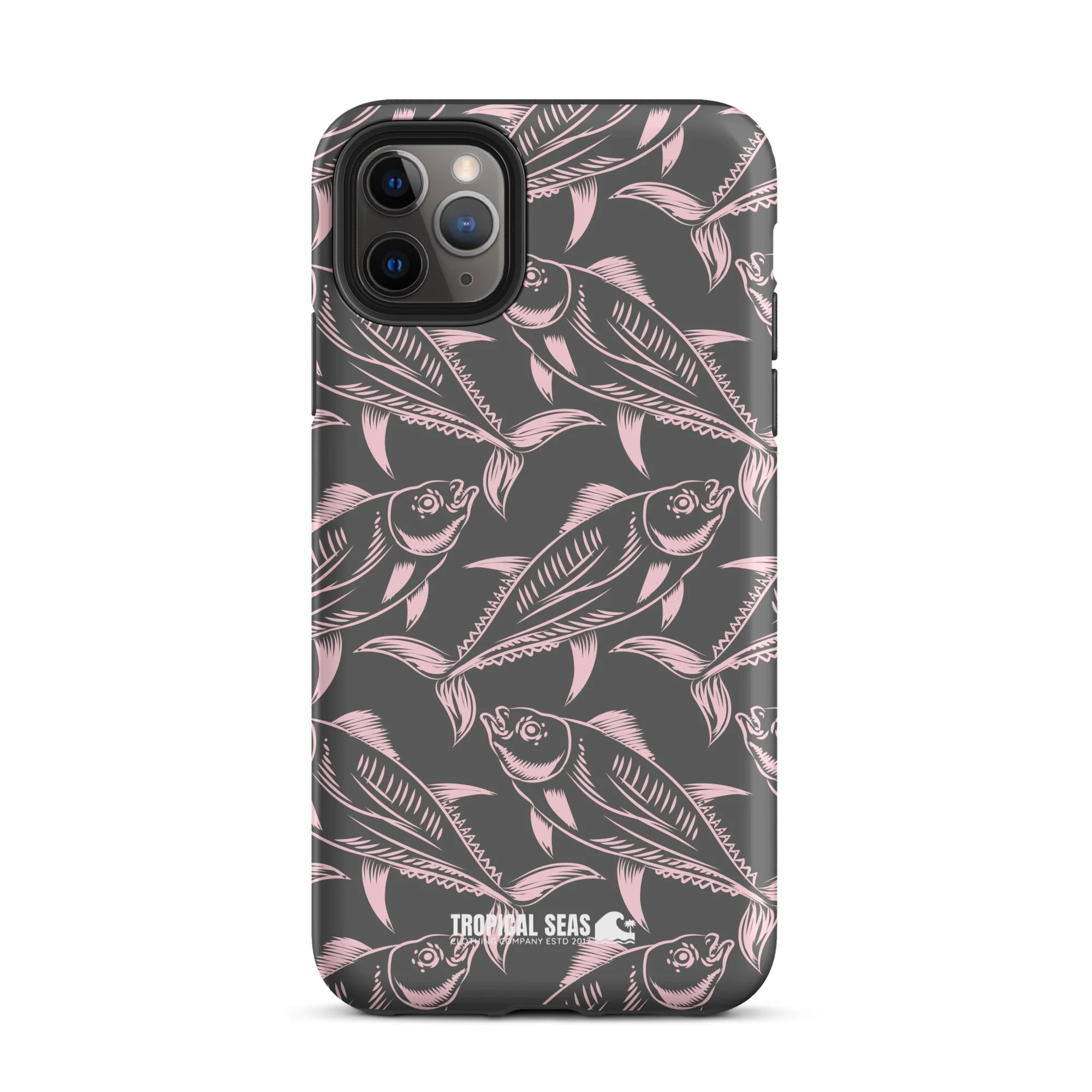 Nautical Pink Tuna Tough Case for iPhone® - Image 4