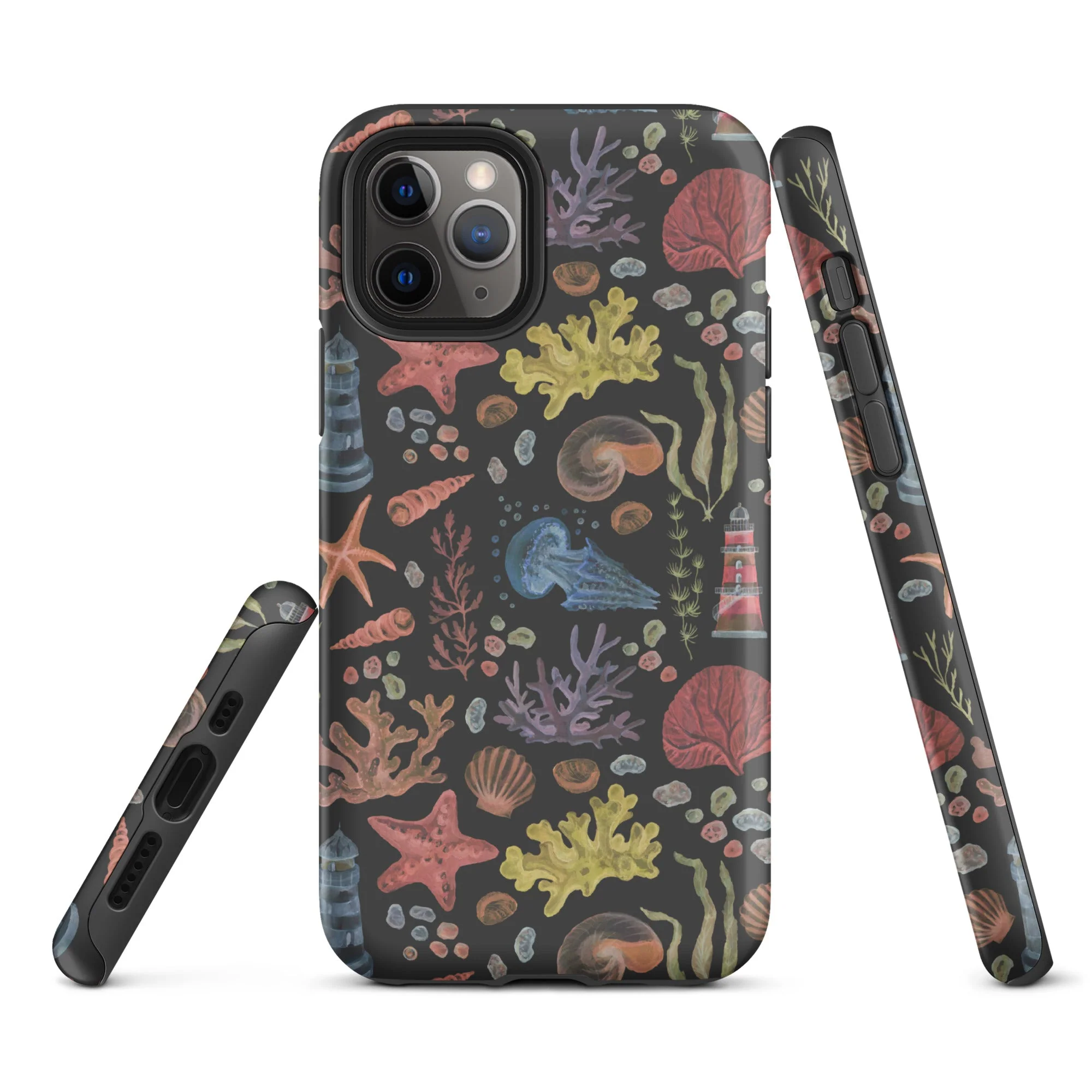 Nautical Tropic Reef Pattern Tough Case for iPhone® - Image 4