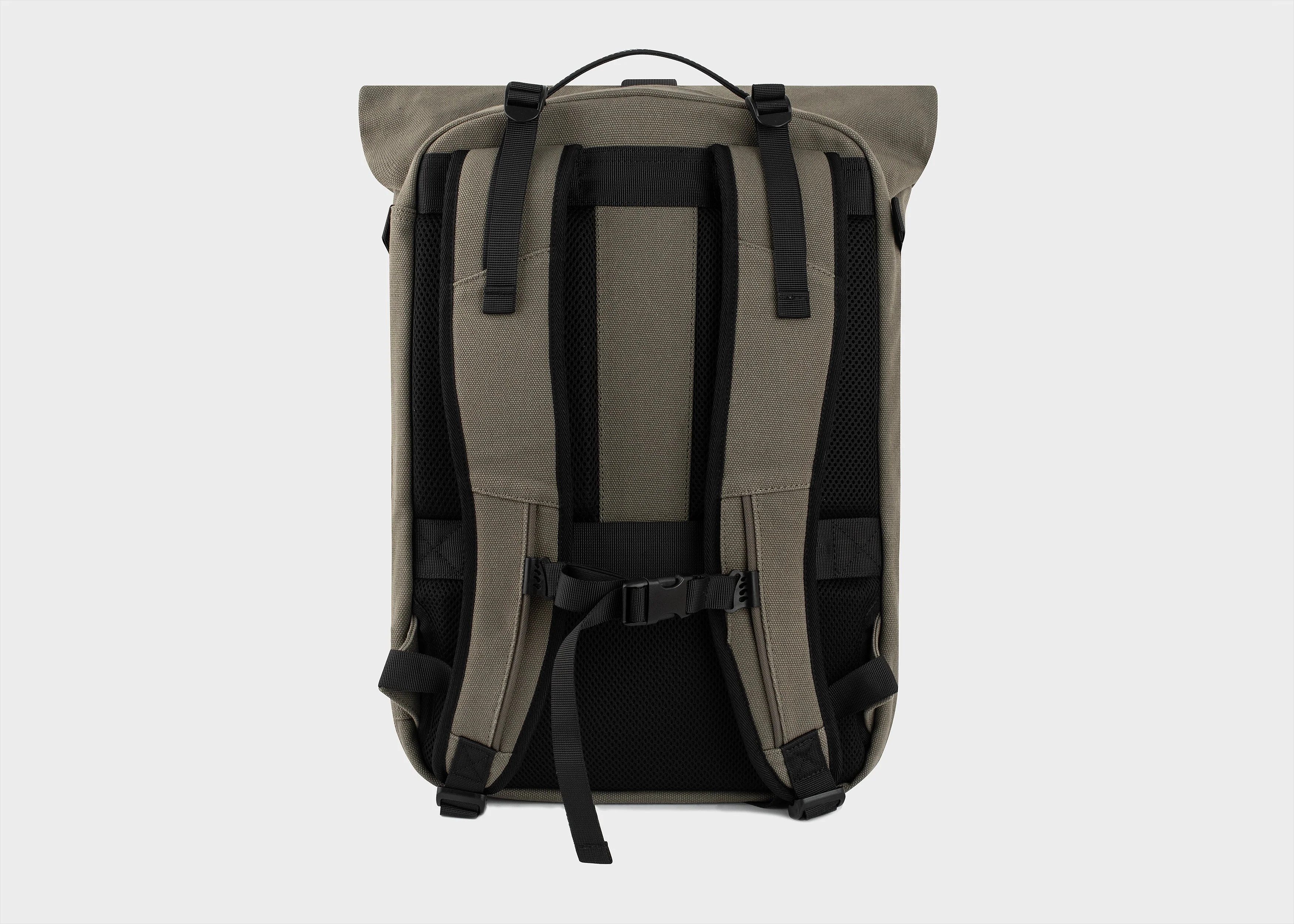 Nomad Hemp Rolltop Backpack in Dark Green - Image 4