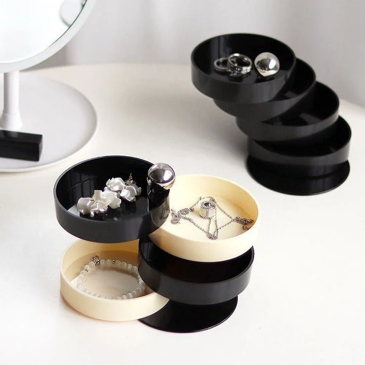 Nordic Style Revolving Accessories Storage Box - Image 6