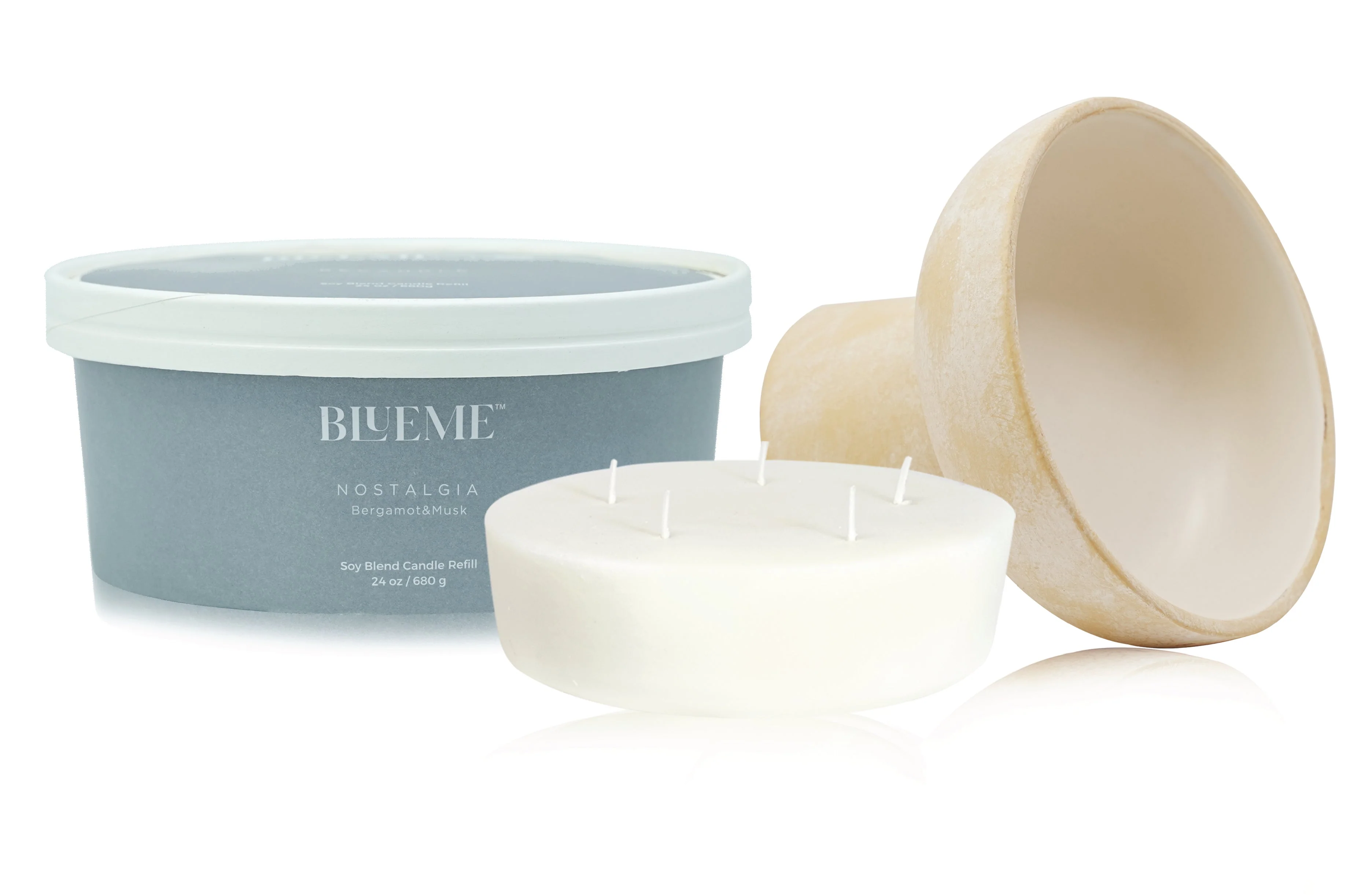 Nostalgia Recandle - Wax Refill - Bergamot & Musk - Image 5