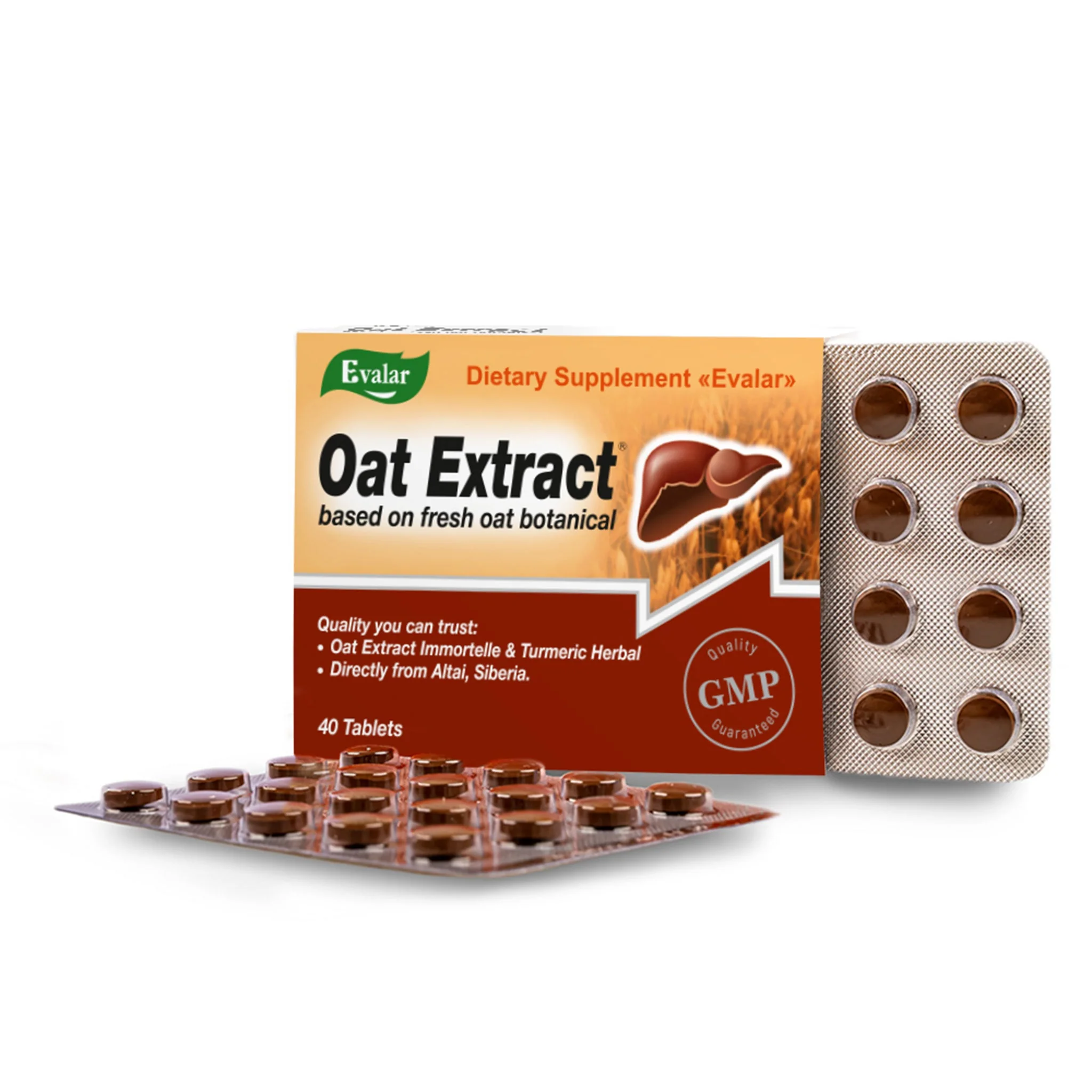 Oat Extract with Herbs by Evalar Ovesol 40 Tabs - Image 5