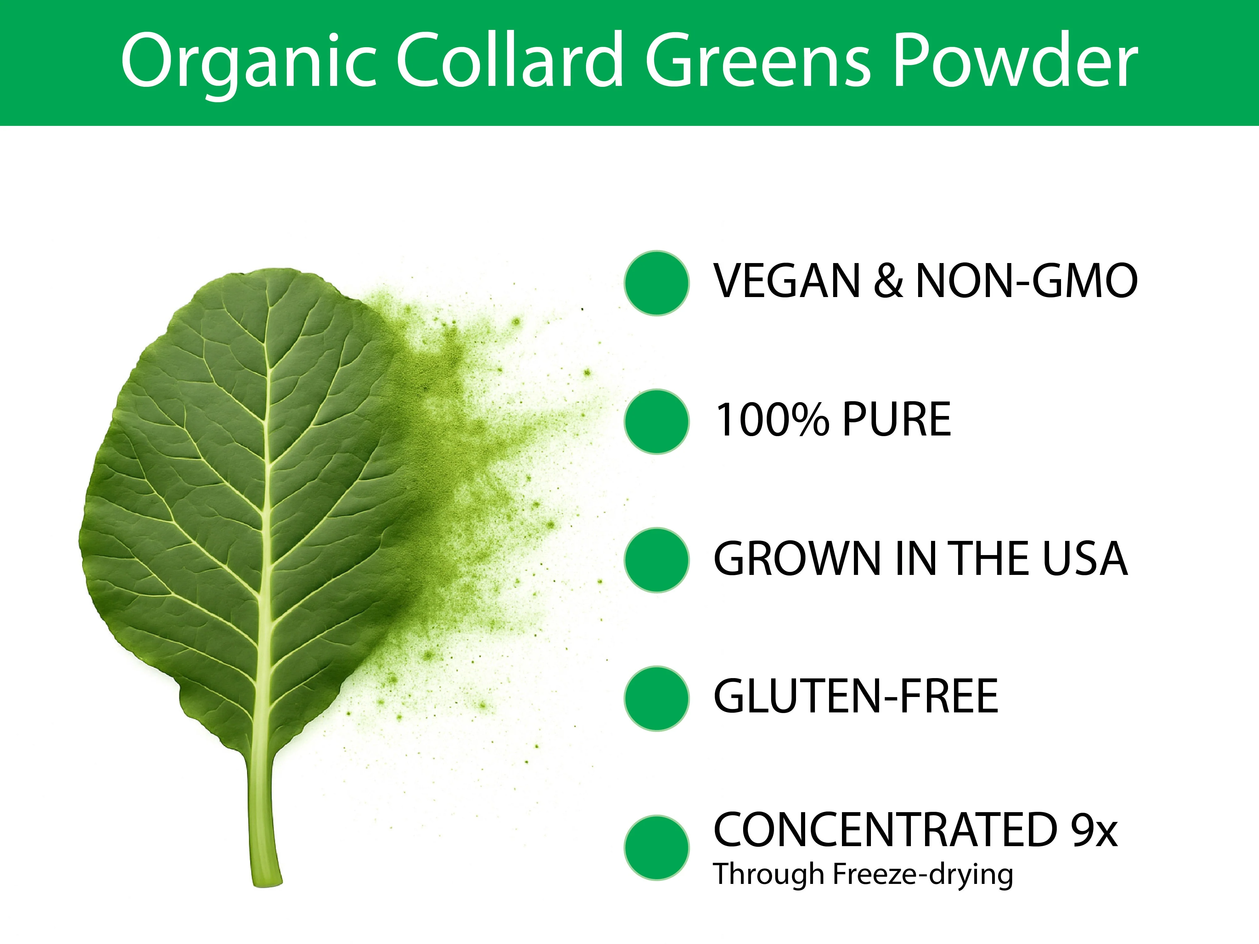 Organic Collard Greens Powder - Image 4