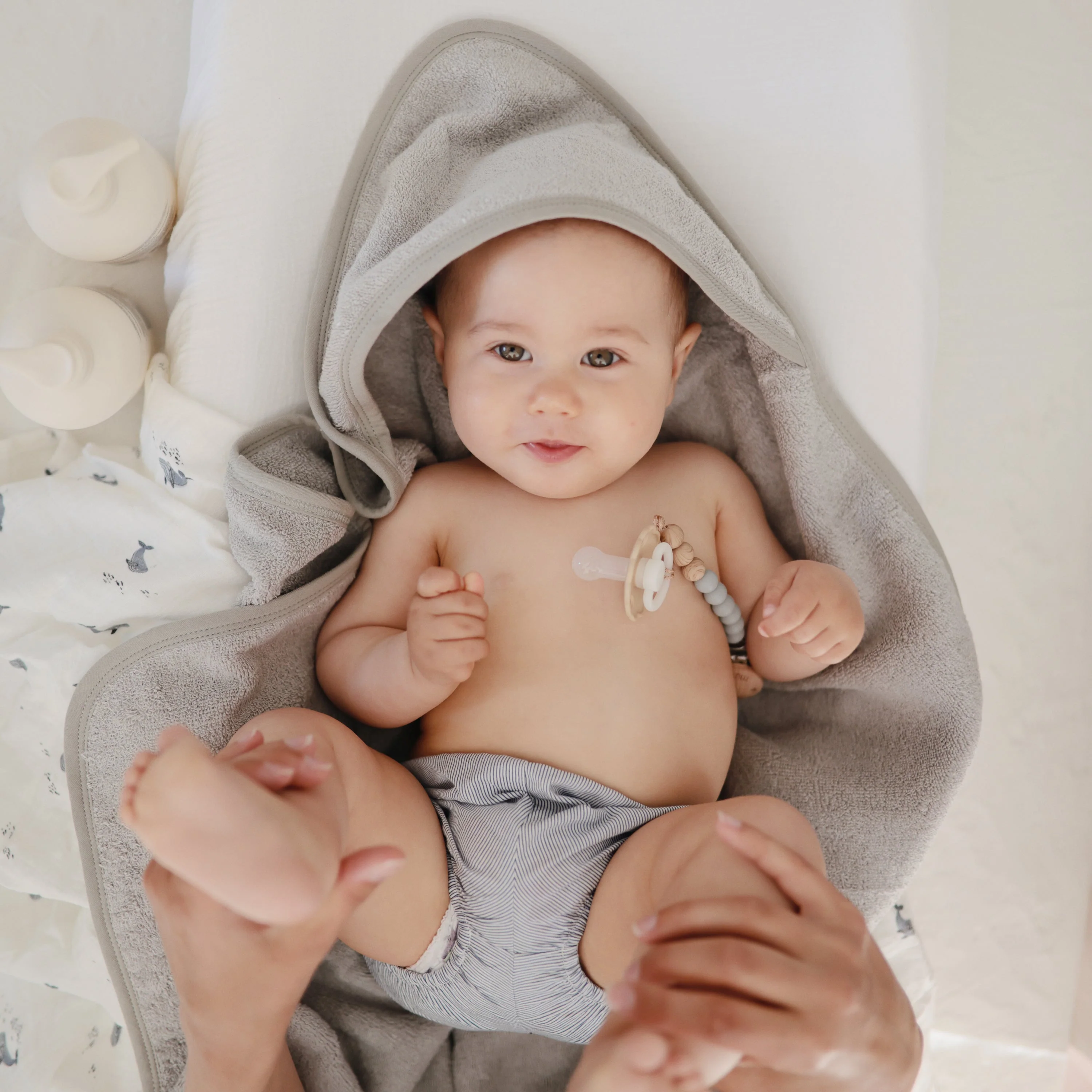 Organic Cotton Baby Hooded Towel - Image 29