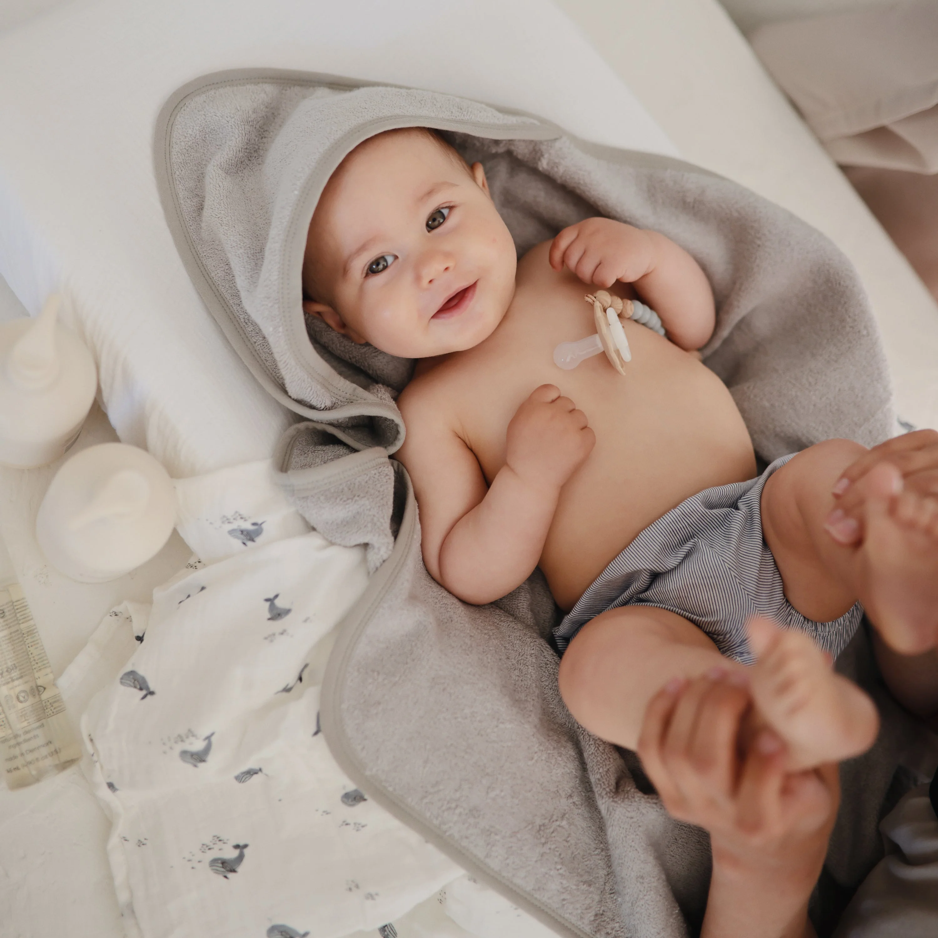 Organic Cotton Baby Hooded Towel - Image 30