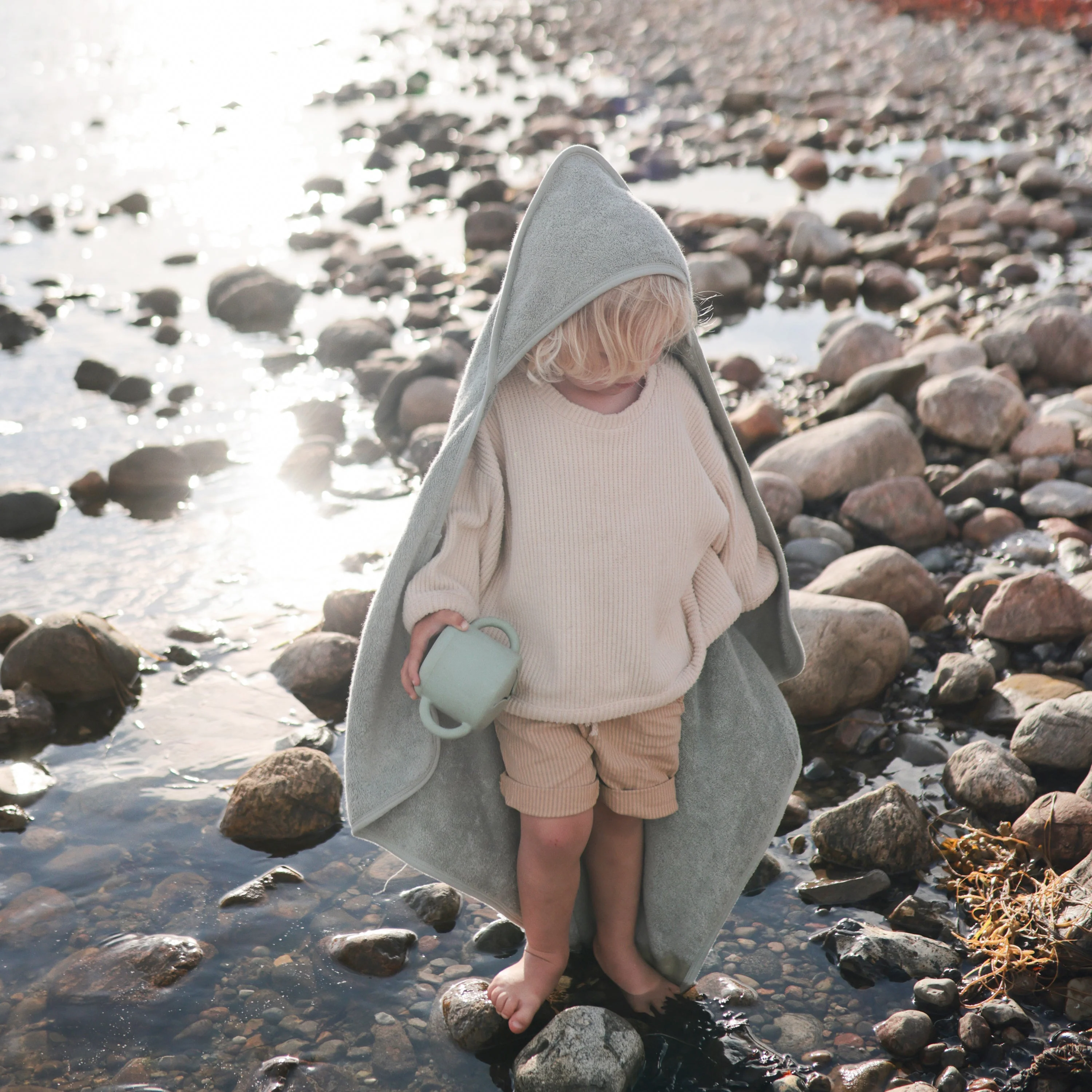 Organic Cotton Baby Hooded Towel - Image 36