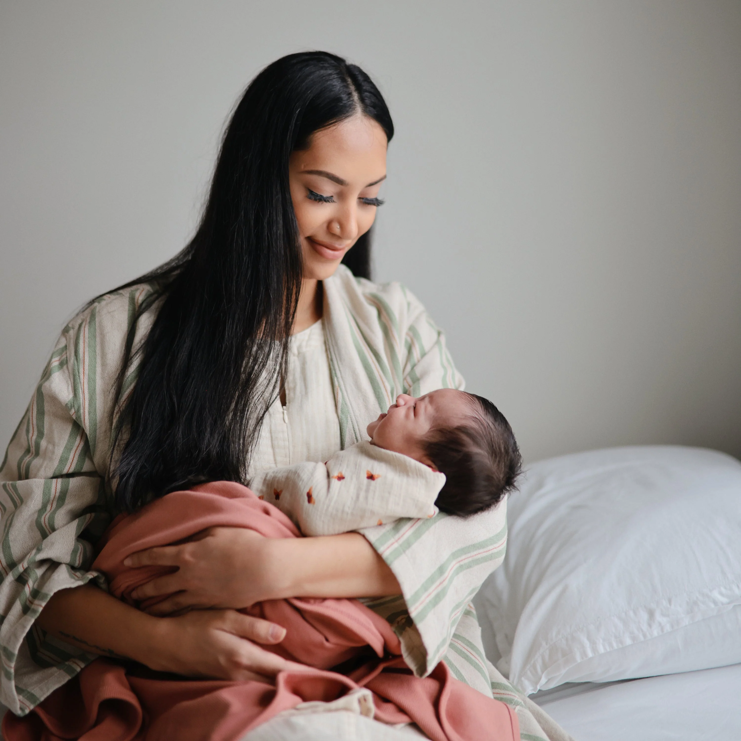Organic Cotton Muslin Swaddle Blanket - Image 155
