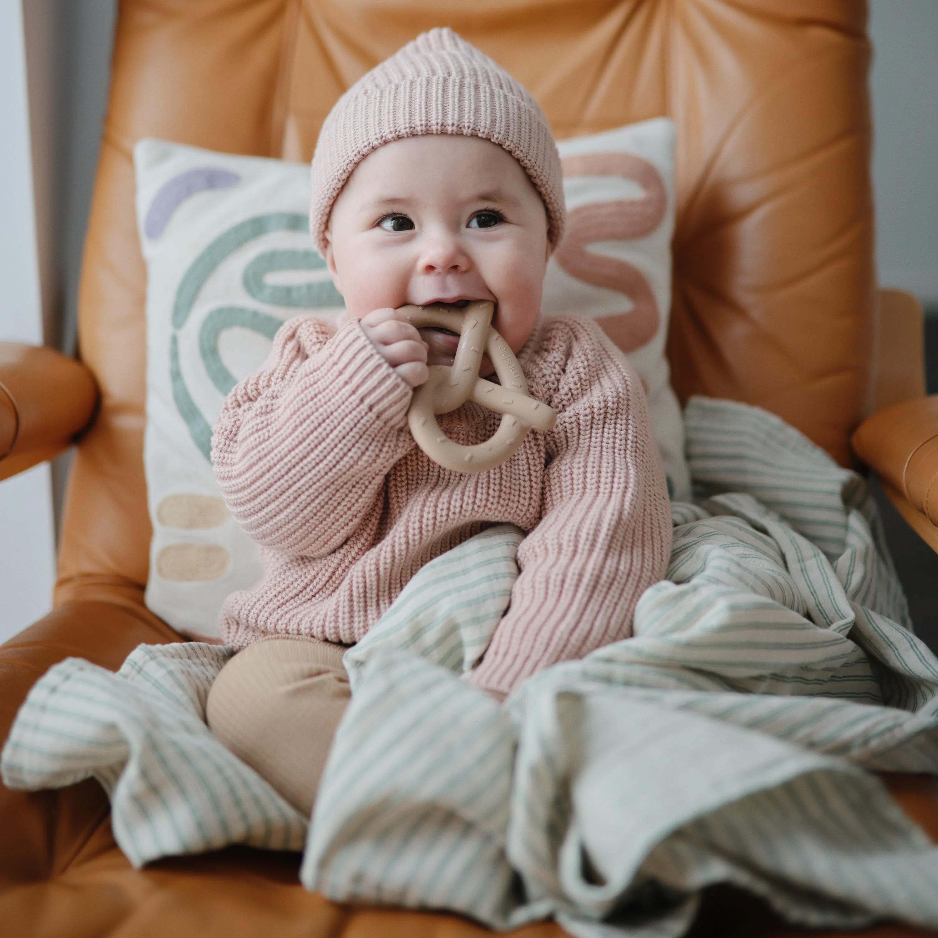 Organic Cotton Muslin Swaddle Blanket - Image 236