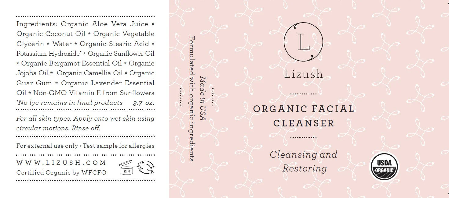 ORGANIC FACIAL CLEANSER Cleansing and Restoring - Image 3