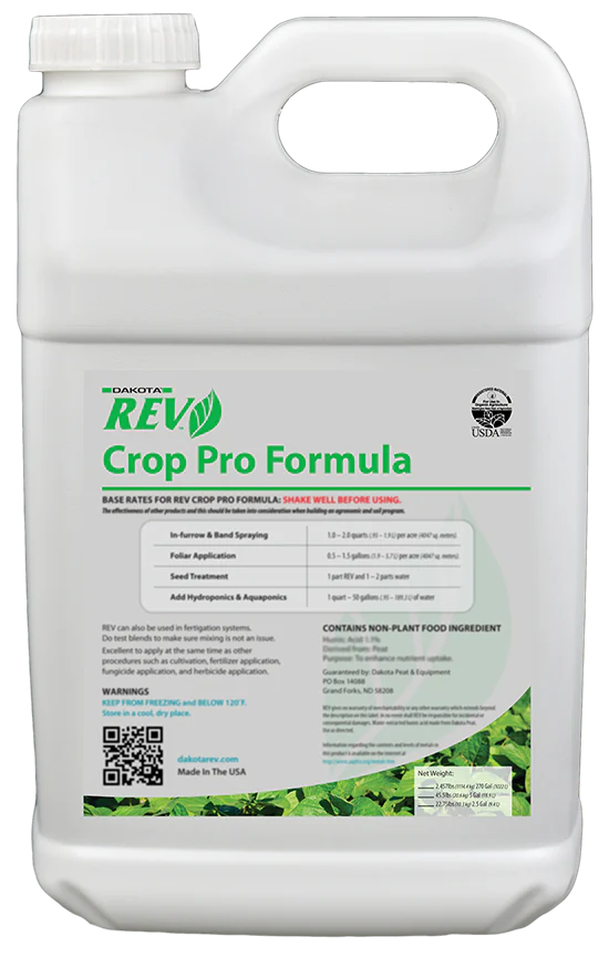 Organic REV Liquid Plant Food. Crop Pro. 5 Gallon Case pack