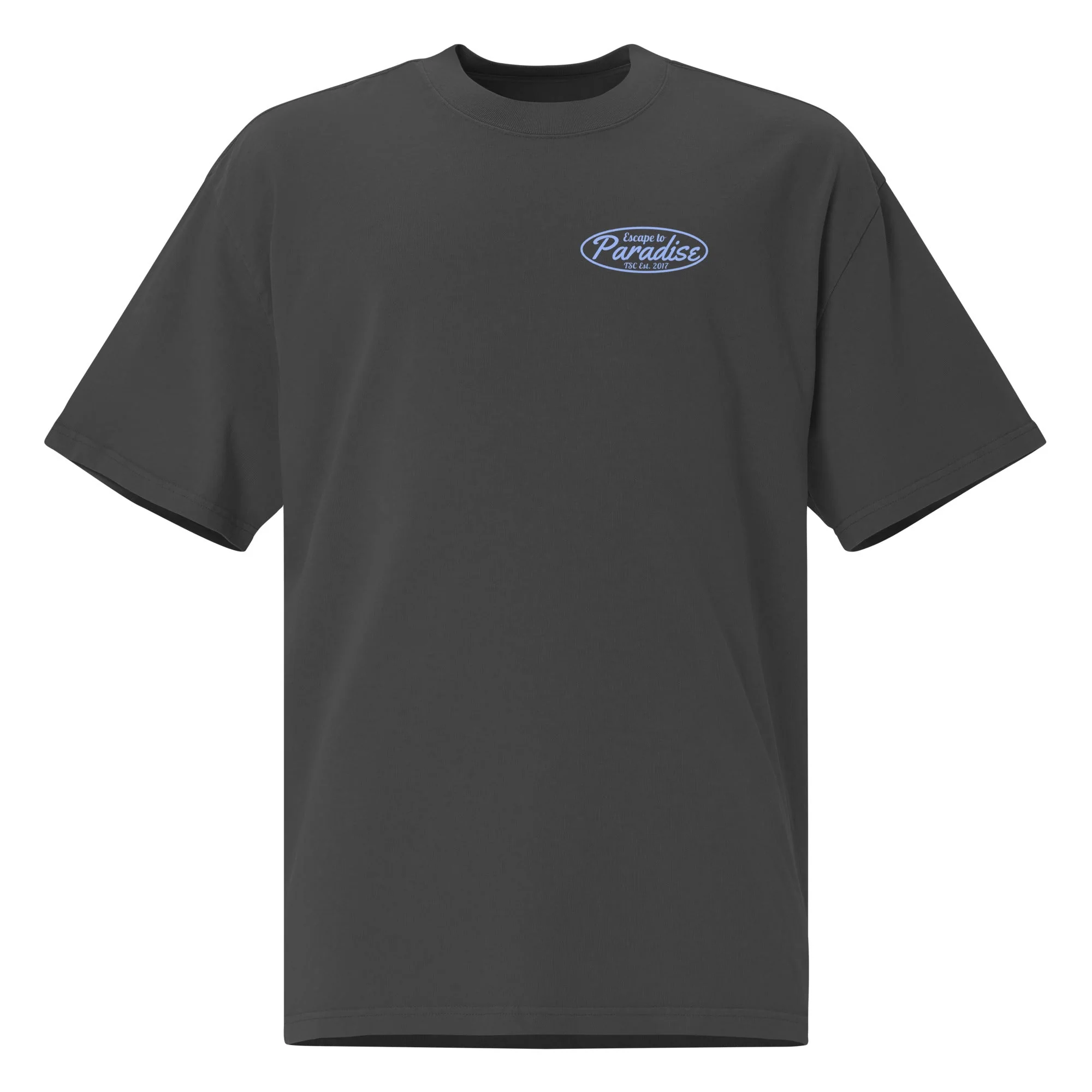 Oversized Escape to Paradise faded t-shirt - Image 2