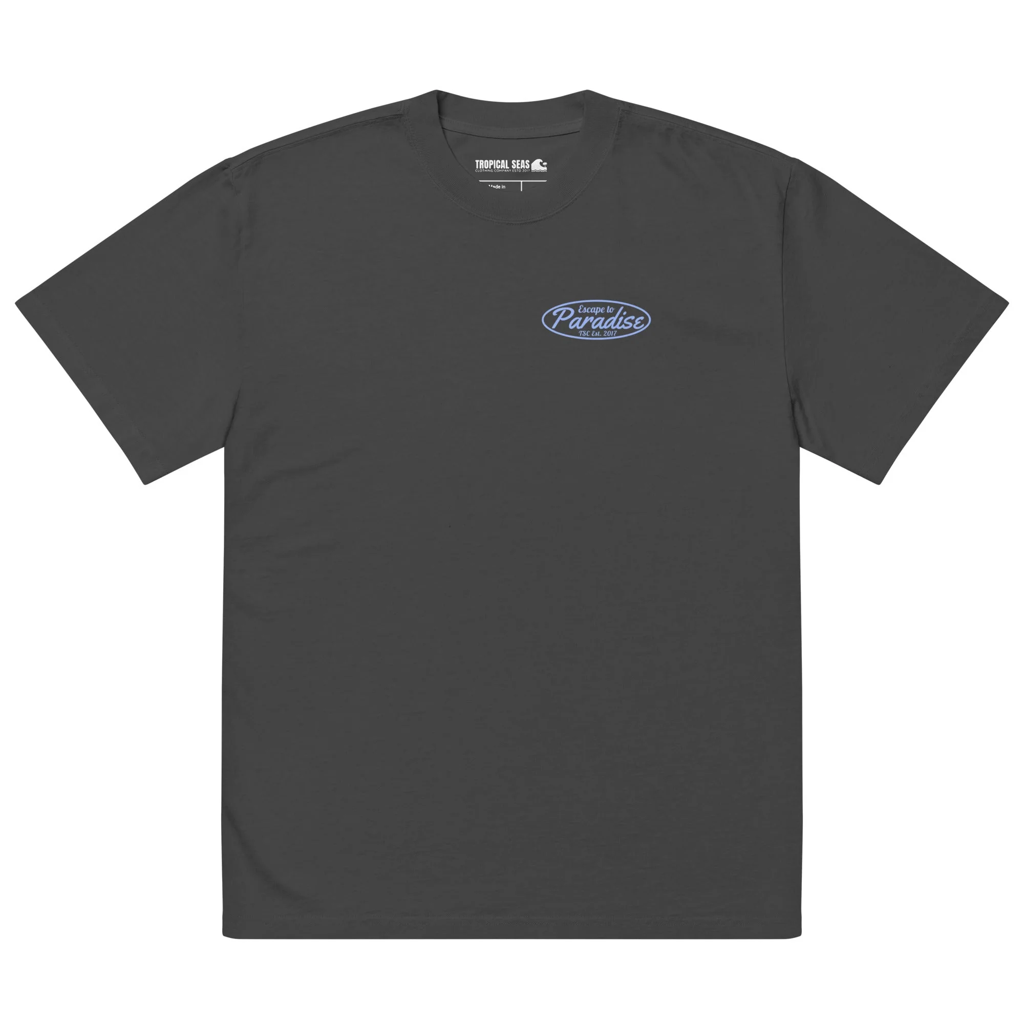 Oversized Escape to Paradise faded t-shirt - Image 8