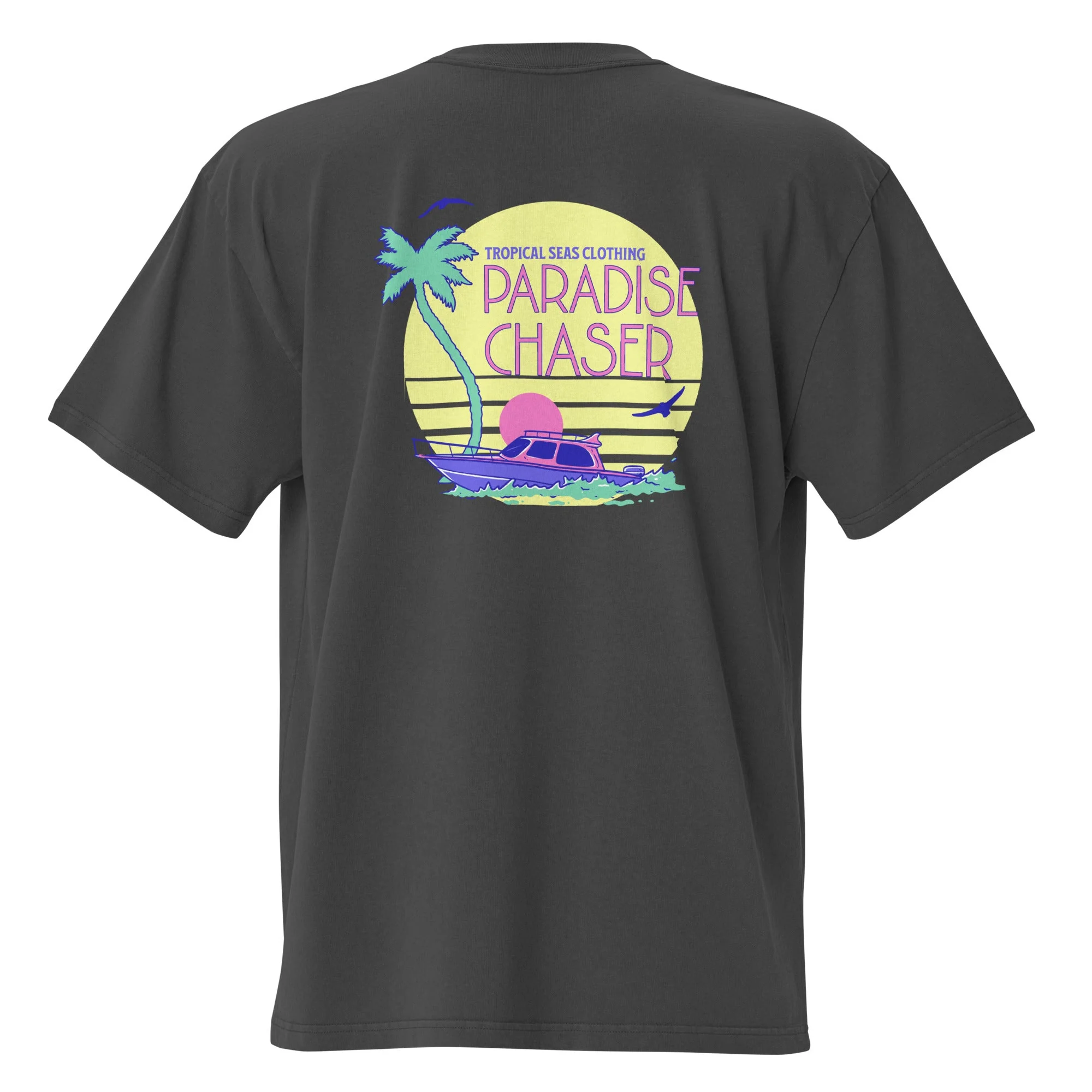Oversized Paradise Chaser faded t-shirt - Image 4