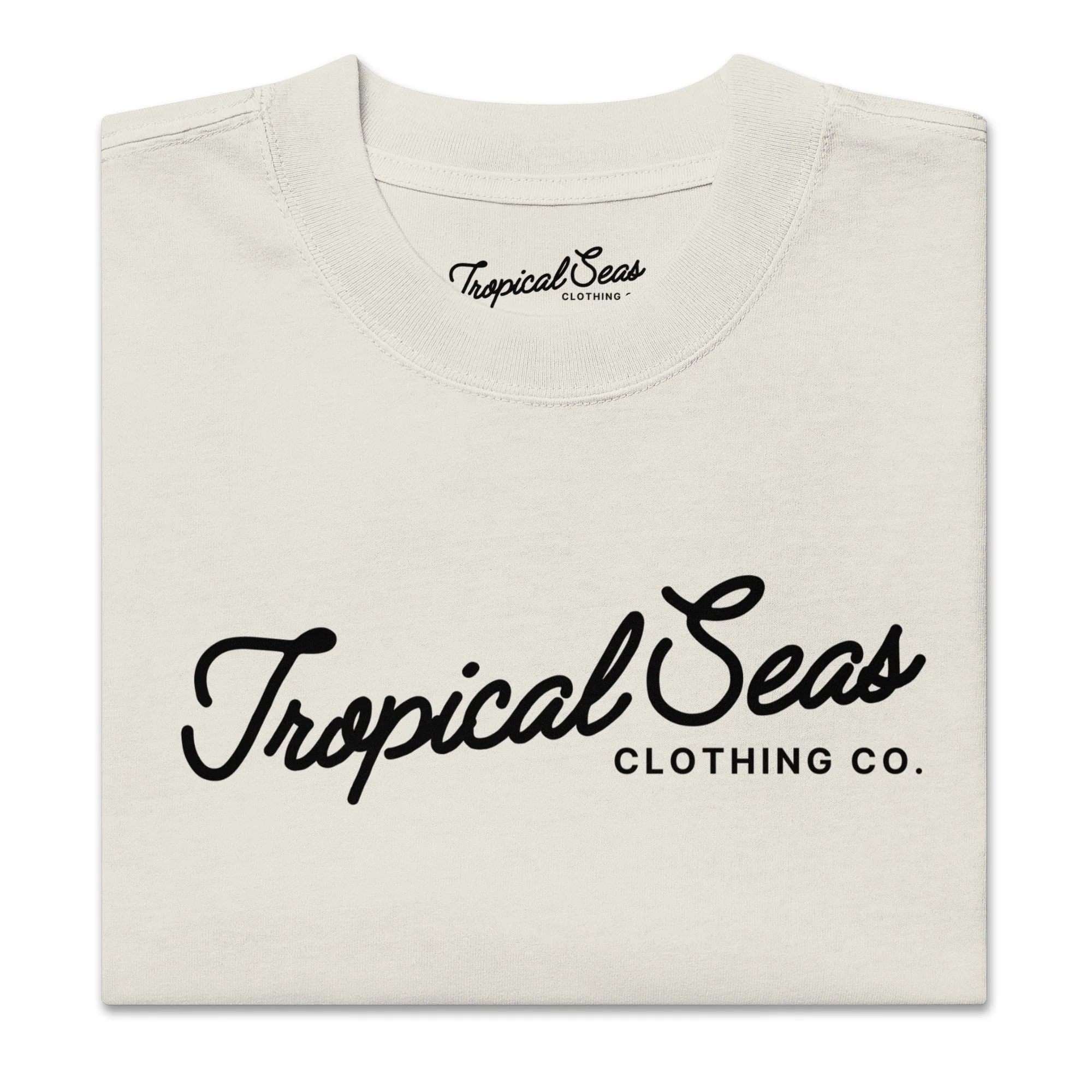 Oversized Tropical Seas Printed Faded T-shirt - Image 10