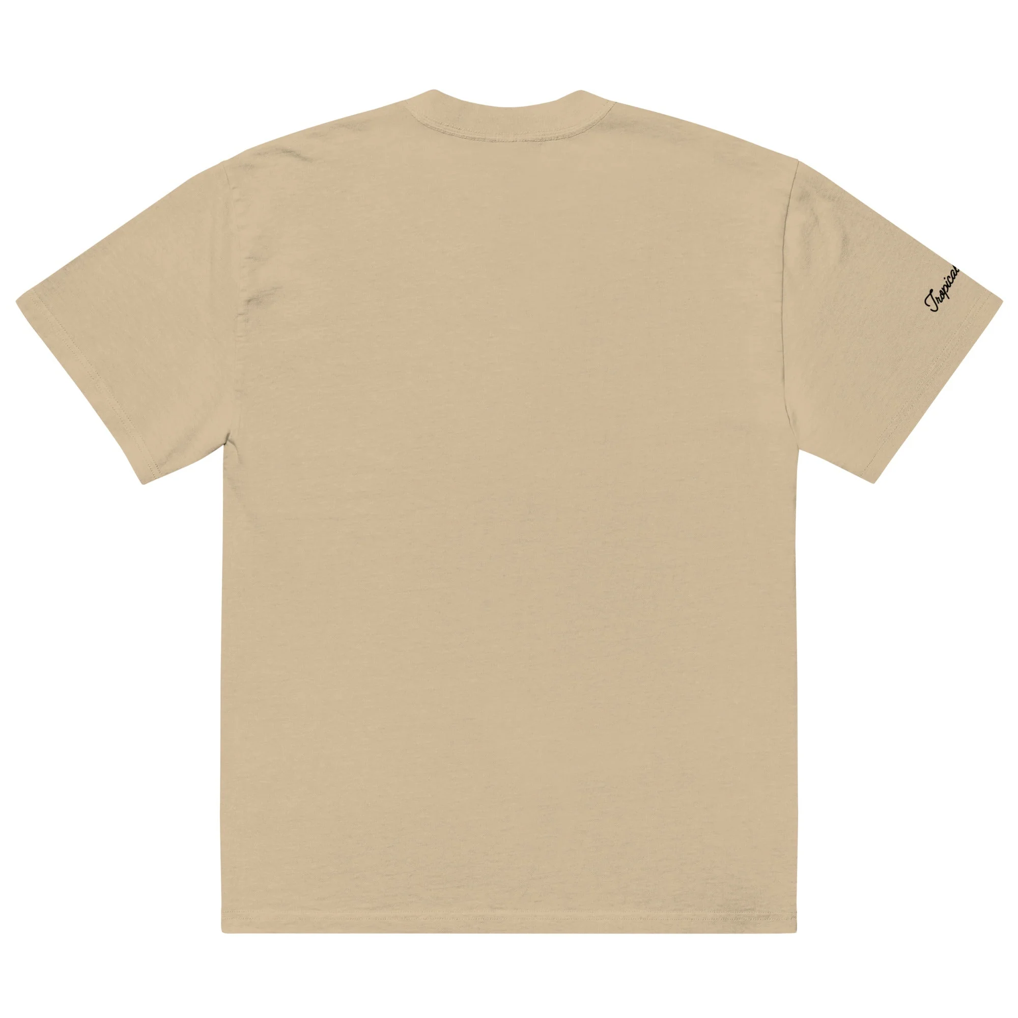 Oversized Tropical Seas Printed Faded T-shirt - Image 8