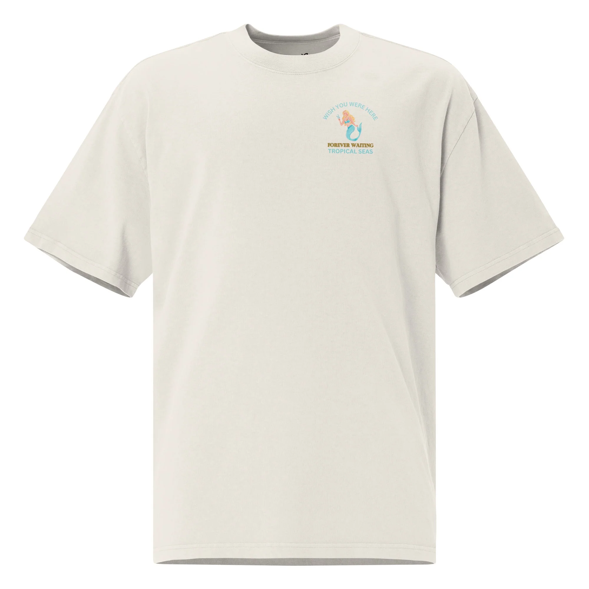 Oversized Waiting Mermaid Faded t-shirt - Image 6