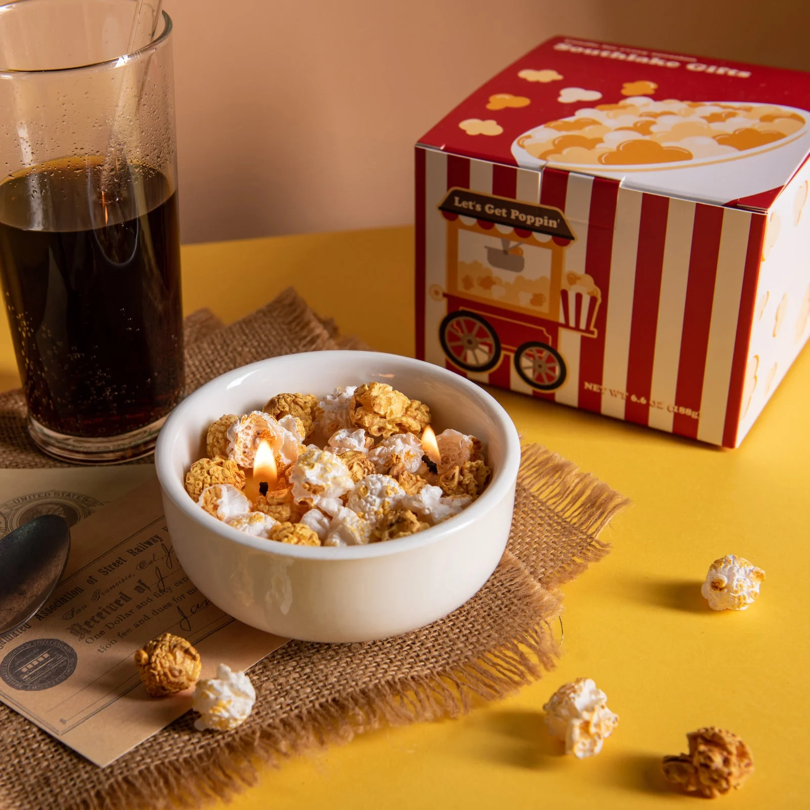 Popcorn Aromatherapy Scented Candle - Image 2