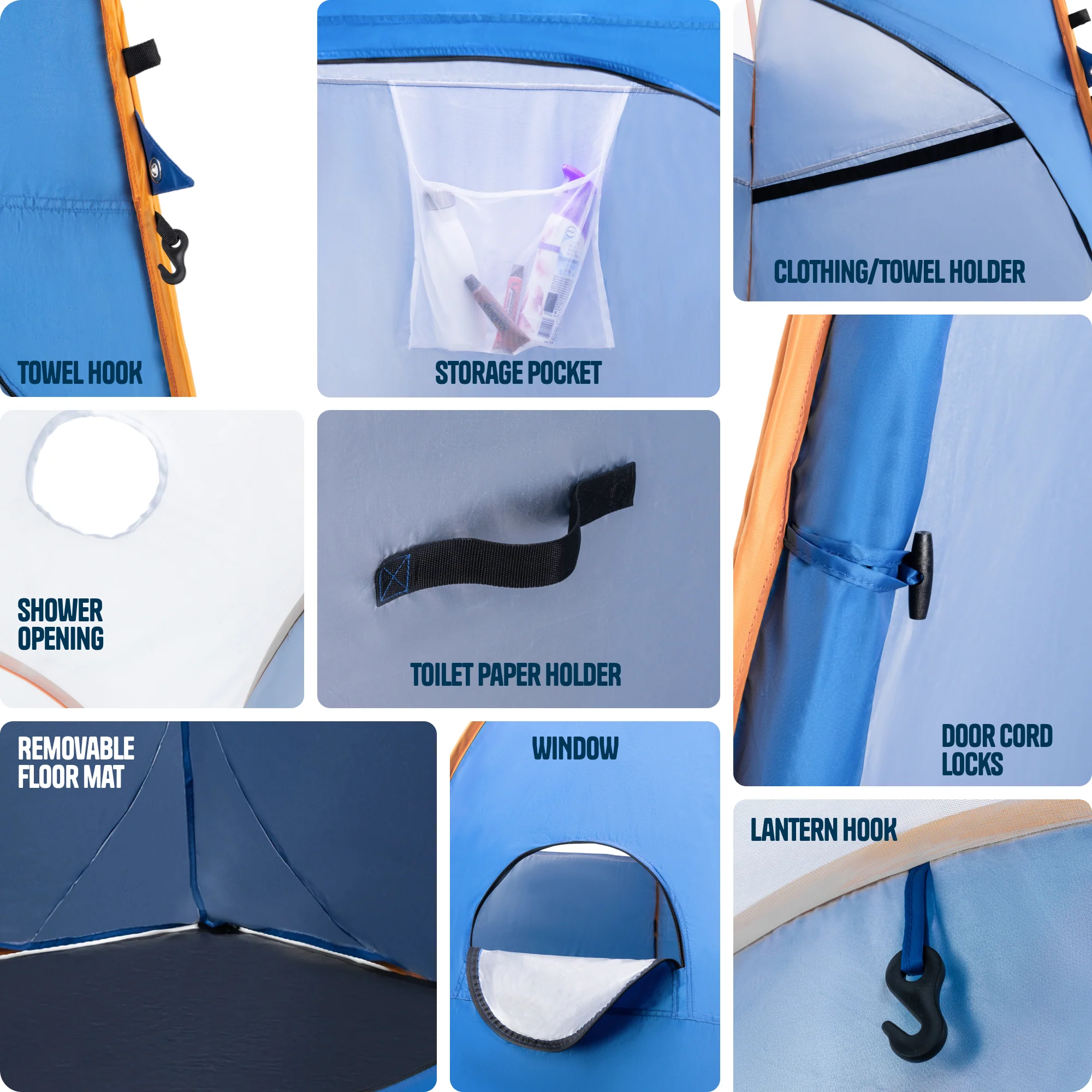 Portable Pop Up Tent with Multiple Features - Image 4