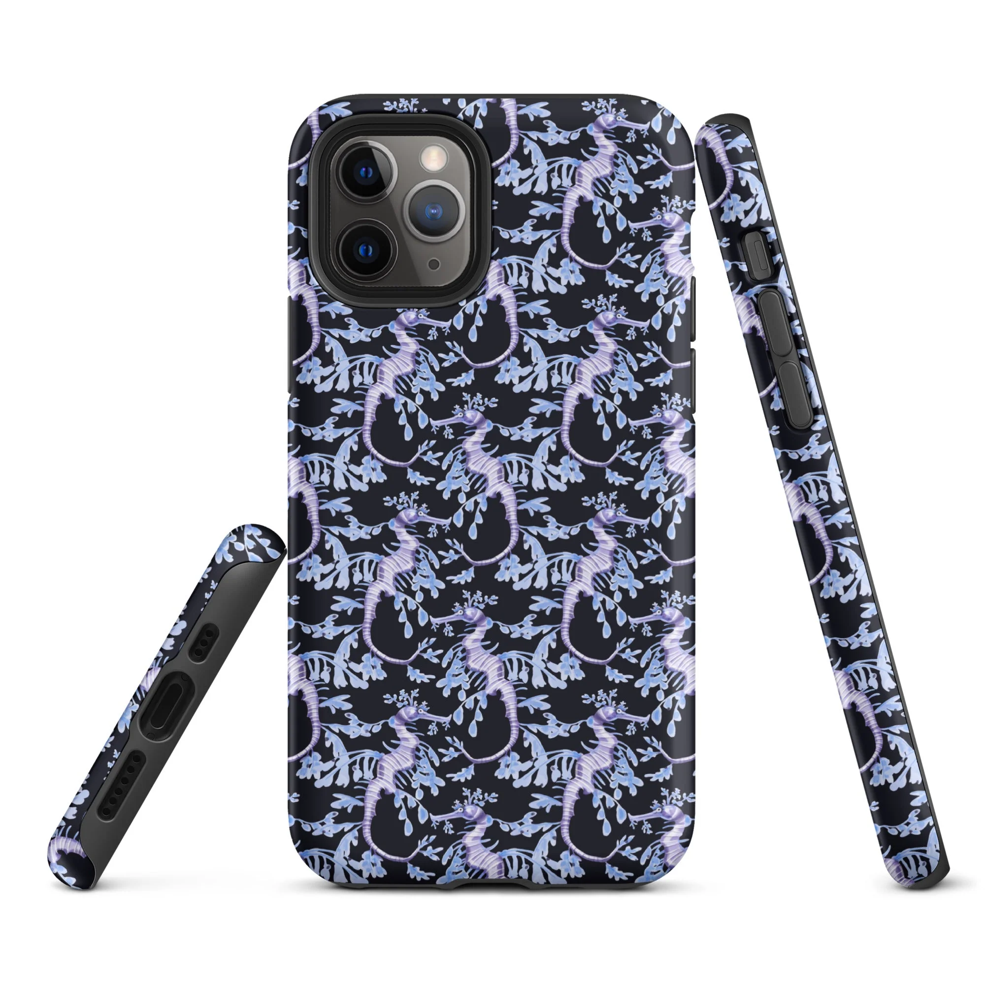 Purple Sea Dragons at Night Tough Case for iPhone® - Image 4