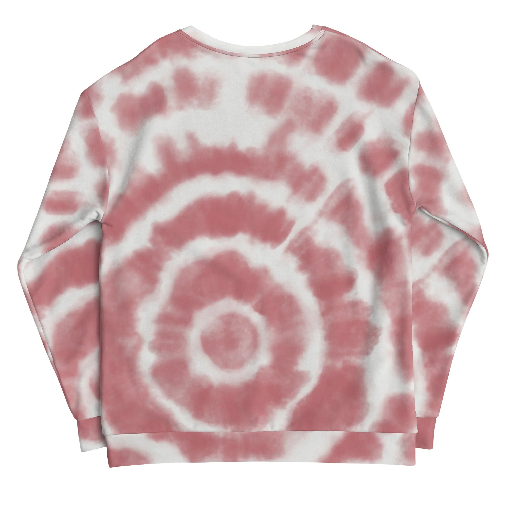 Red Tie-Dye Vibe Tropical Sweatshirt - Image 2