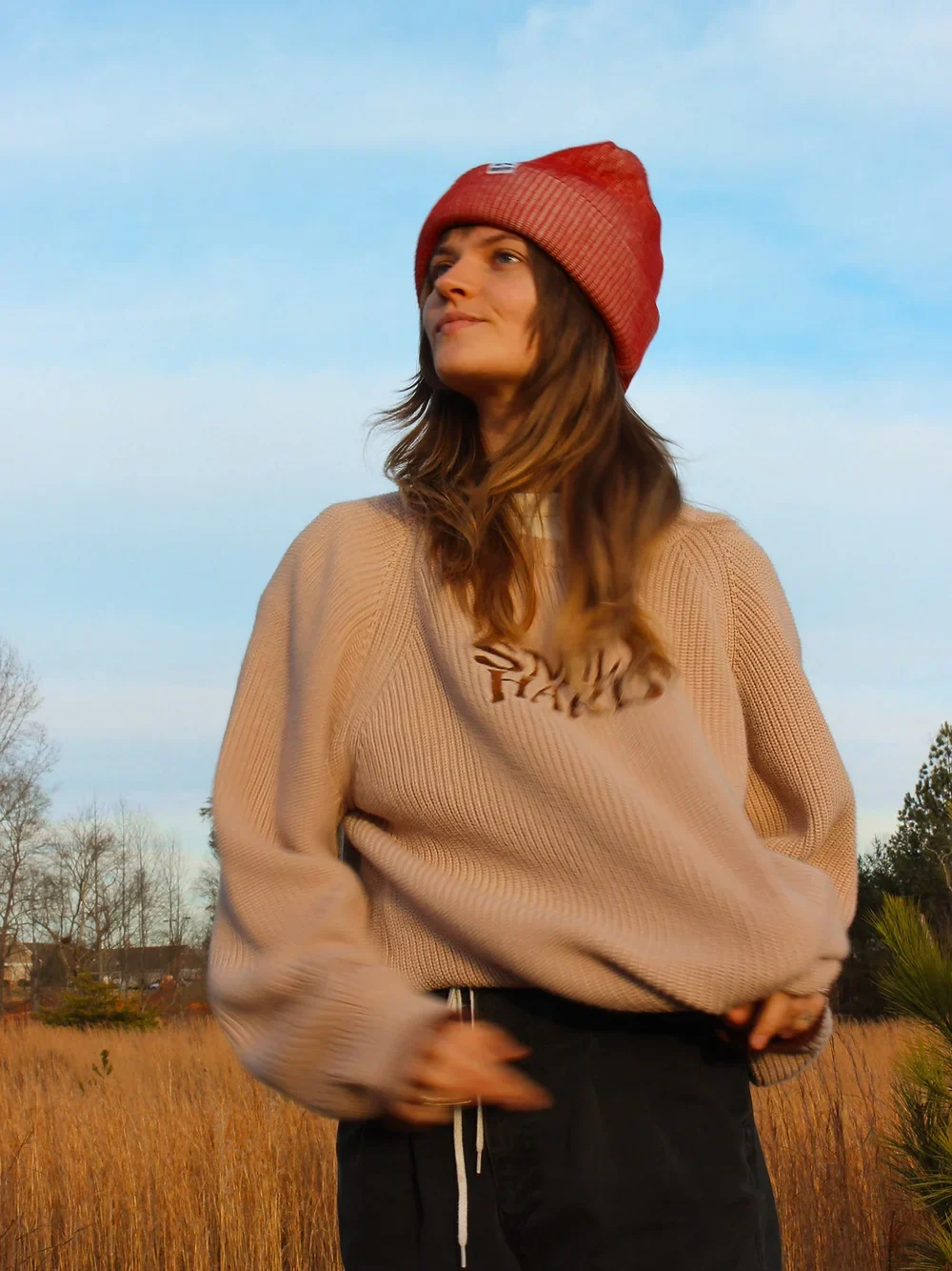 RED WOOL BEANIE - Image 5