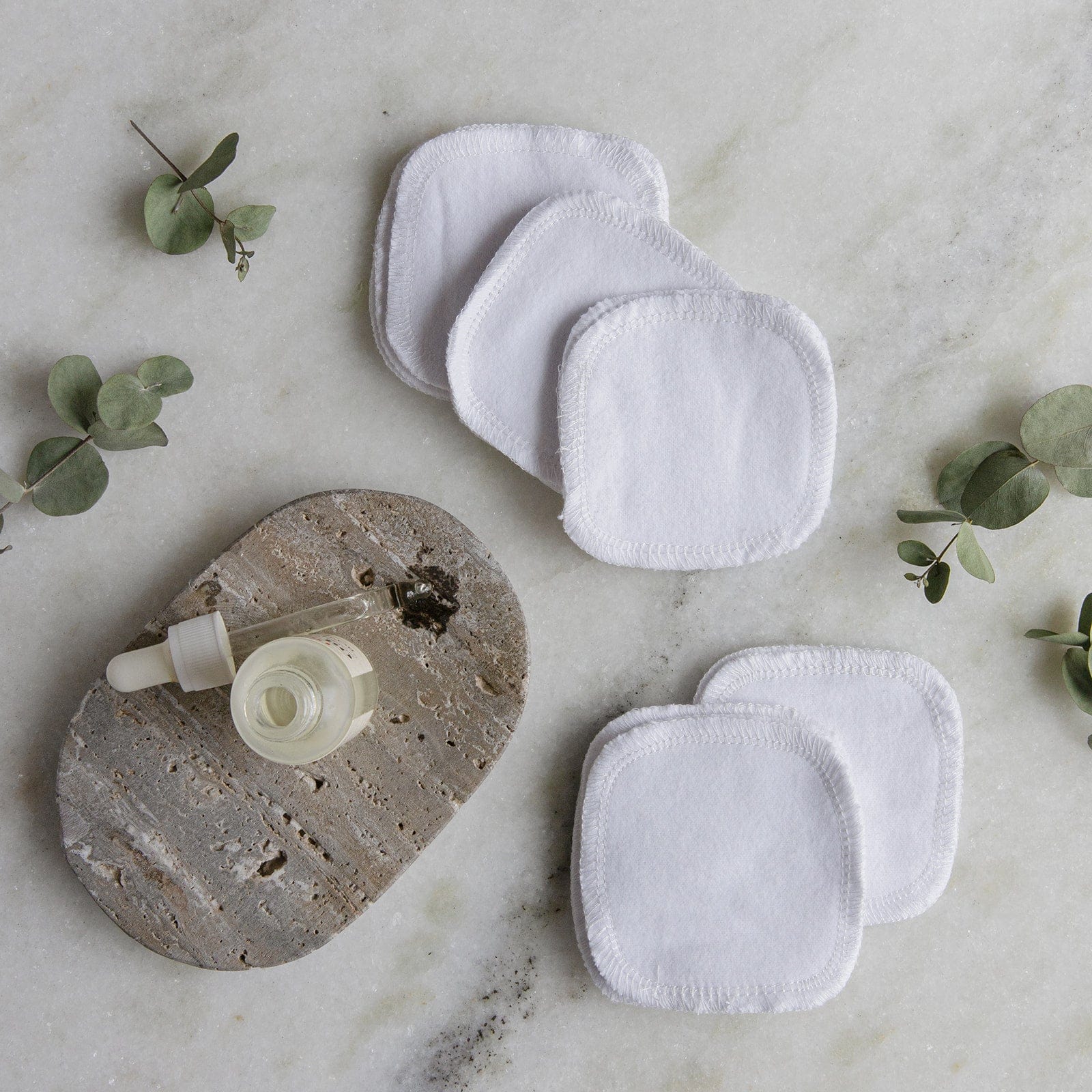 Reusable Facial Rounds - Reusable Cotton Pads, 100% Organic Cotton, Multiple Colors, 20 Pack - Image 8