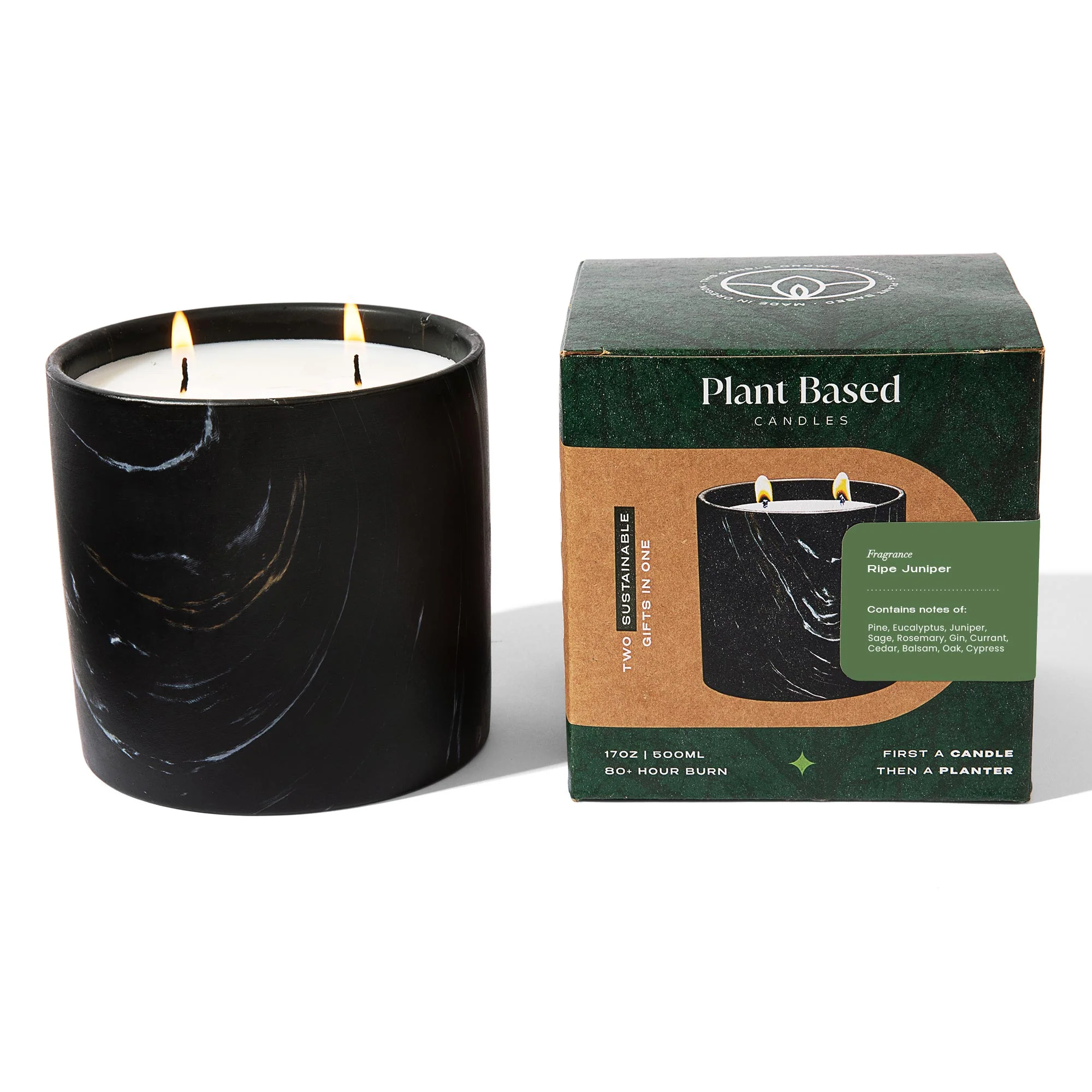 Ripe Juniper Black Marquina Candle 17oz - Image 7