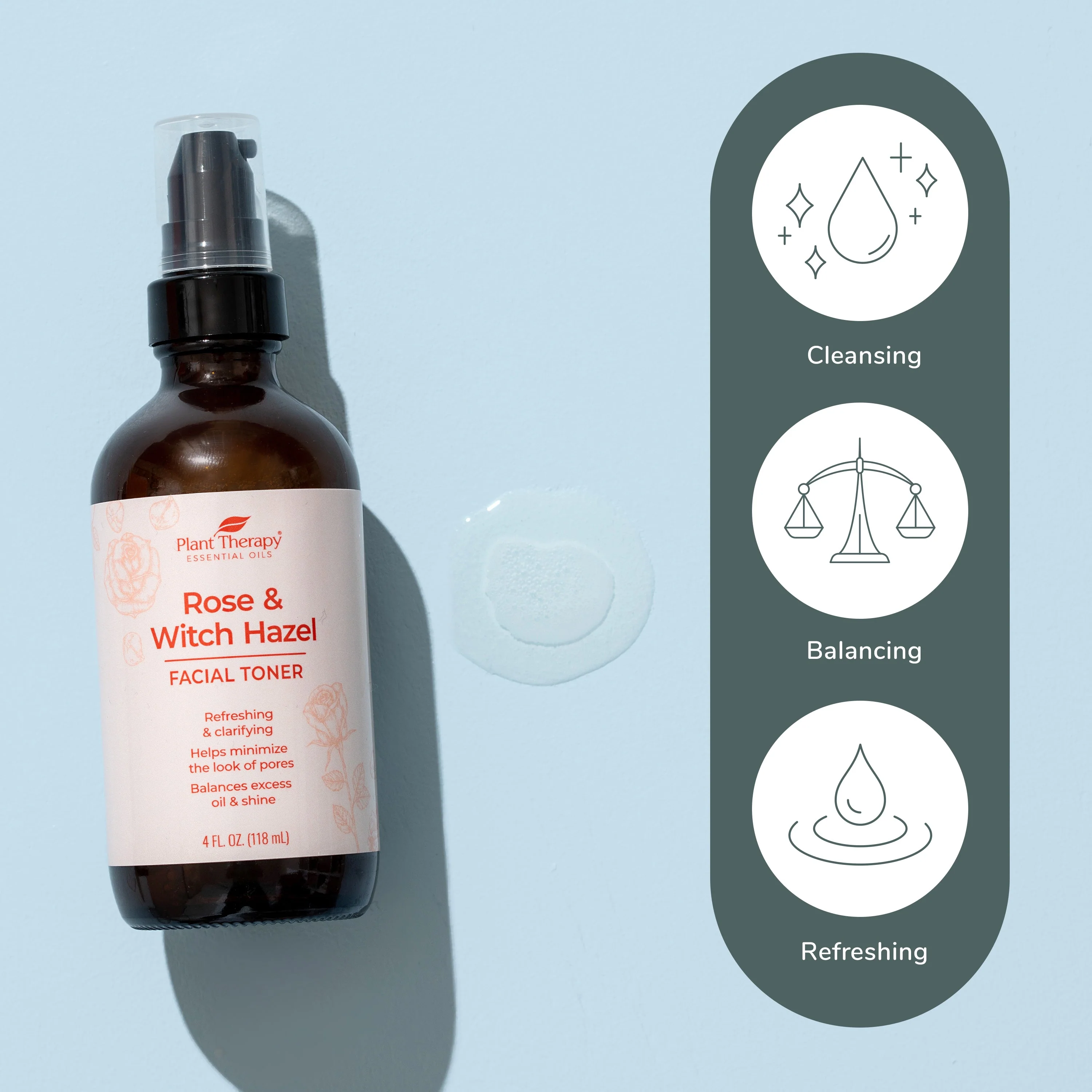 Rose & Witch Hazel Facial Toner - Image 3