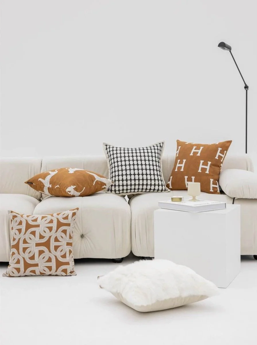 Safari Decorative Terracotta Throw Pillowcase, Earthy Tone Modern Fall Decors - Image 5