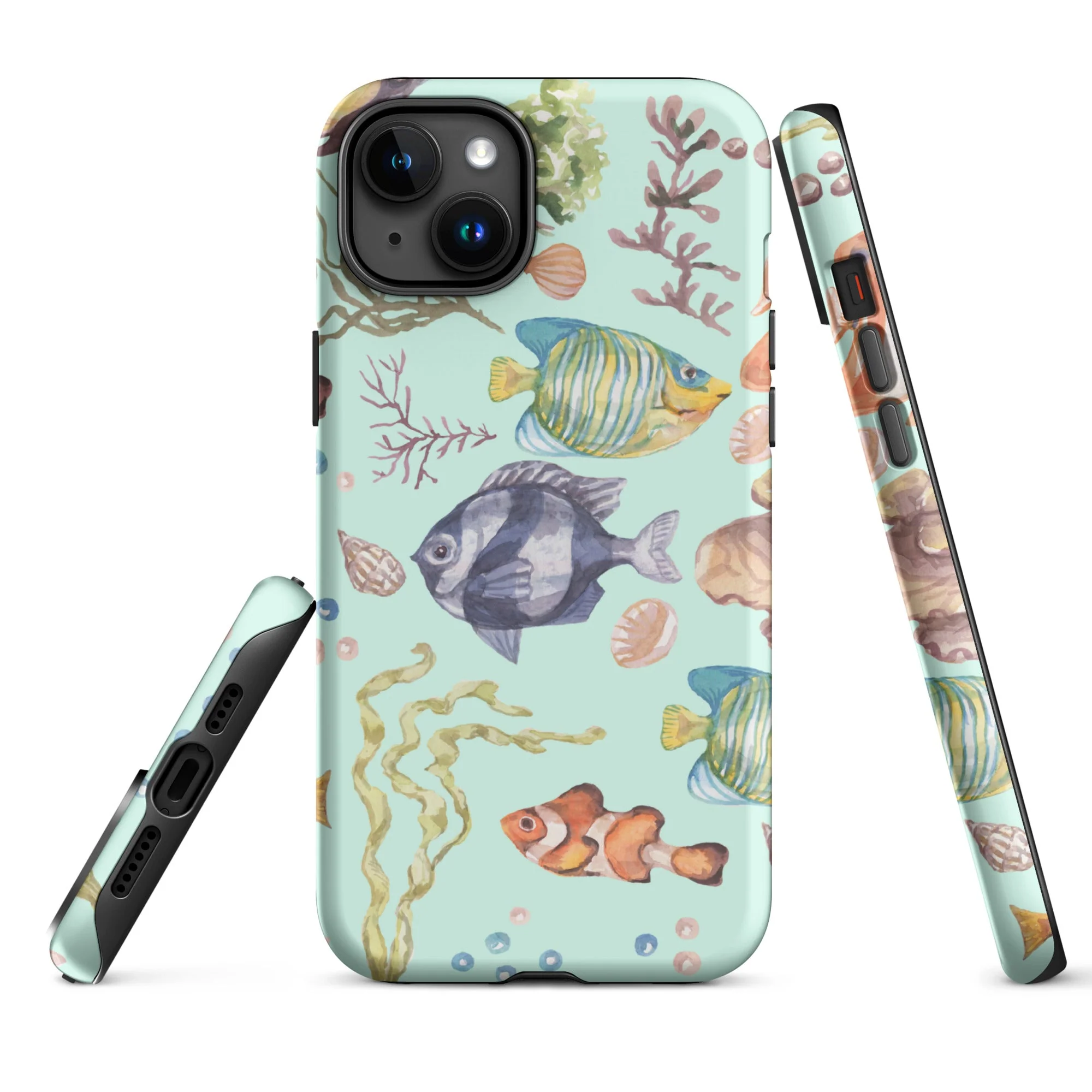 Salty Turquoise Reef Tough Case for iPhone® - Image 19