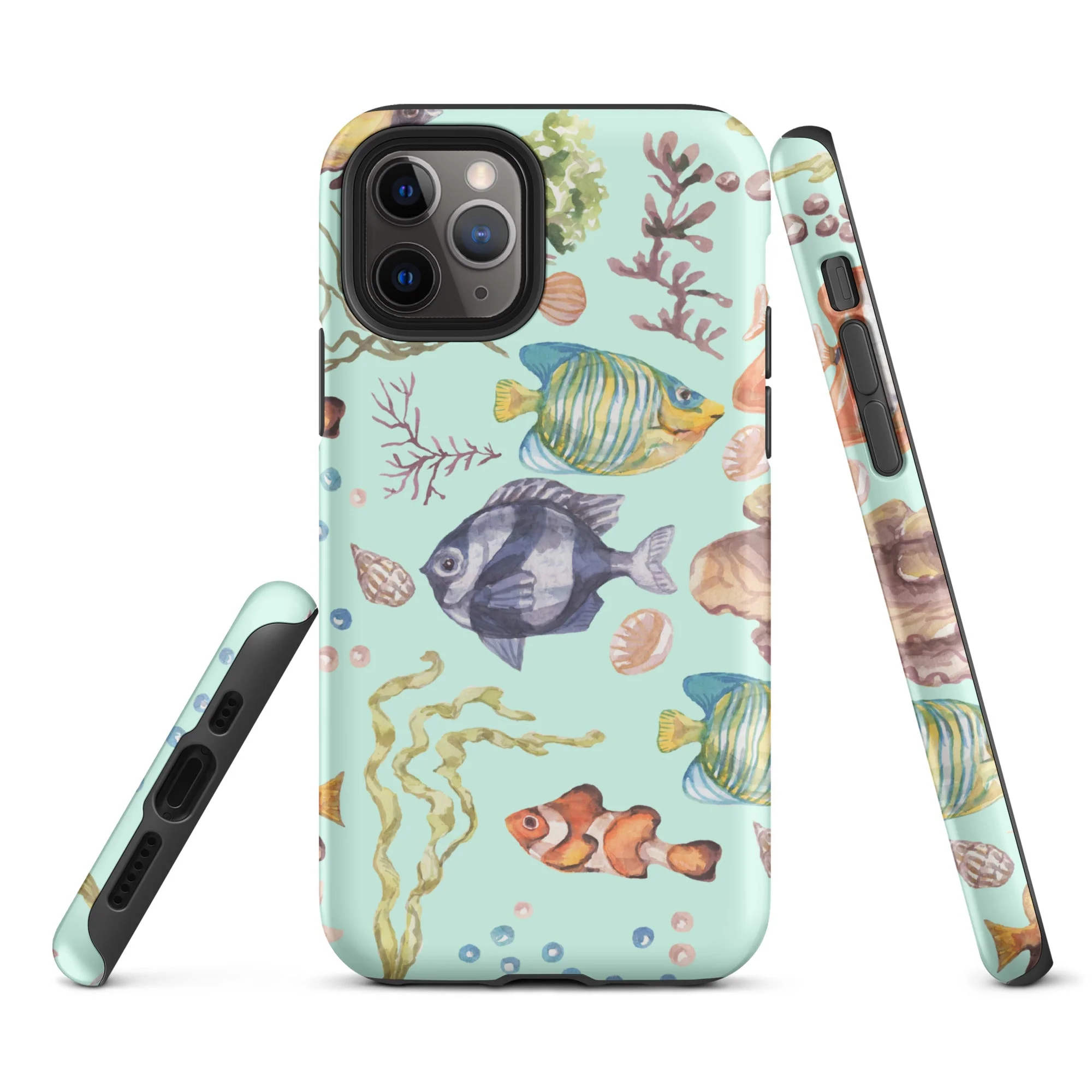 Salty Turquoise Reef Tough Case for iPhone® - Image 4