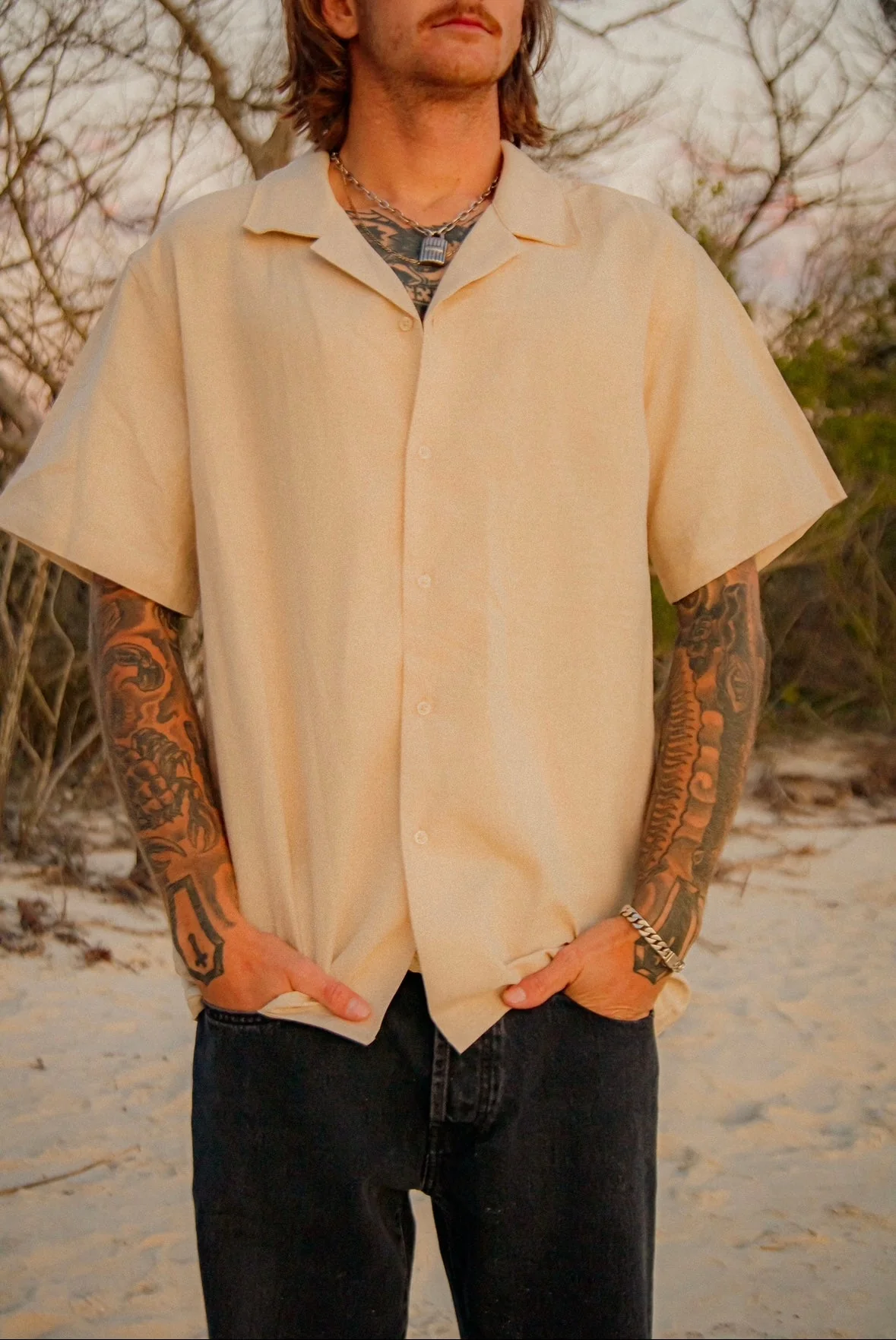 SANDBAR CAMP LINEN SHIRT - Image 2