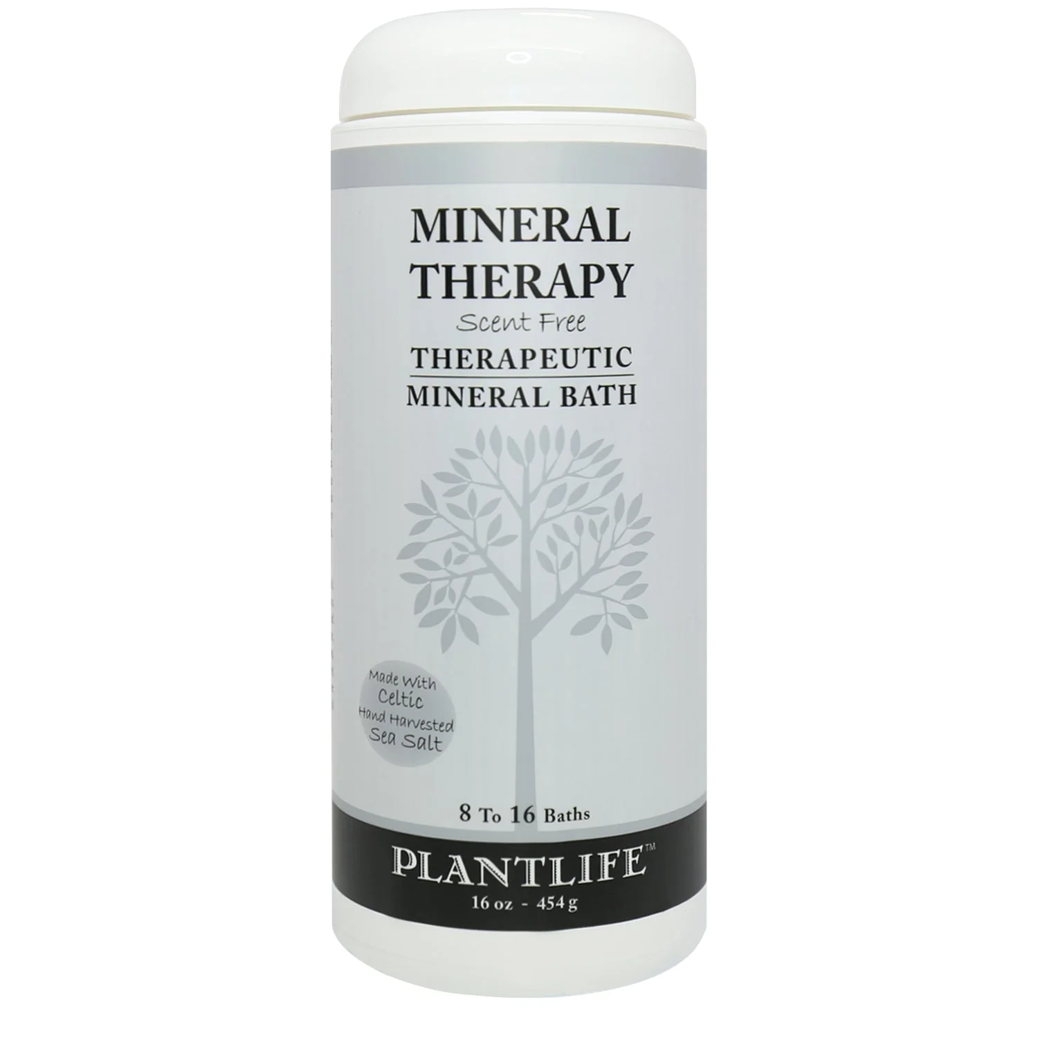 Scent Free Bath Salt 16oz