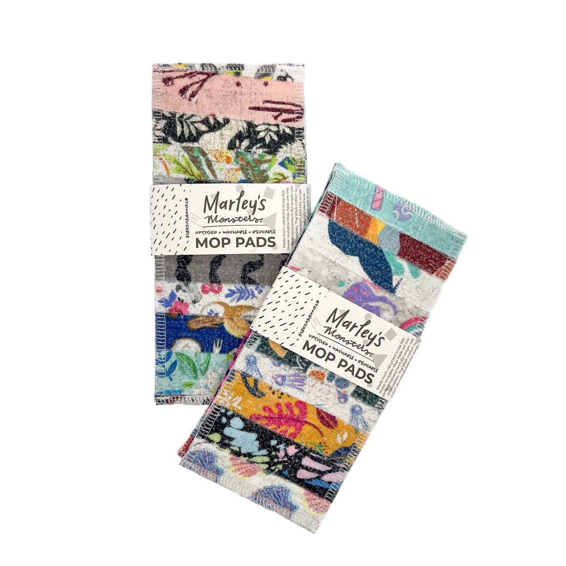 Scrap Felt Mop Pads: Set of 2 - Image 4