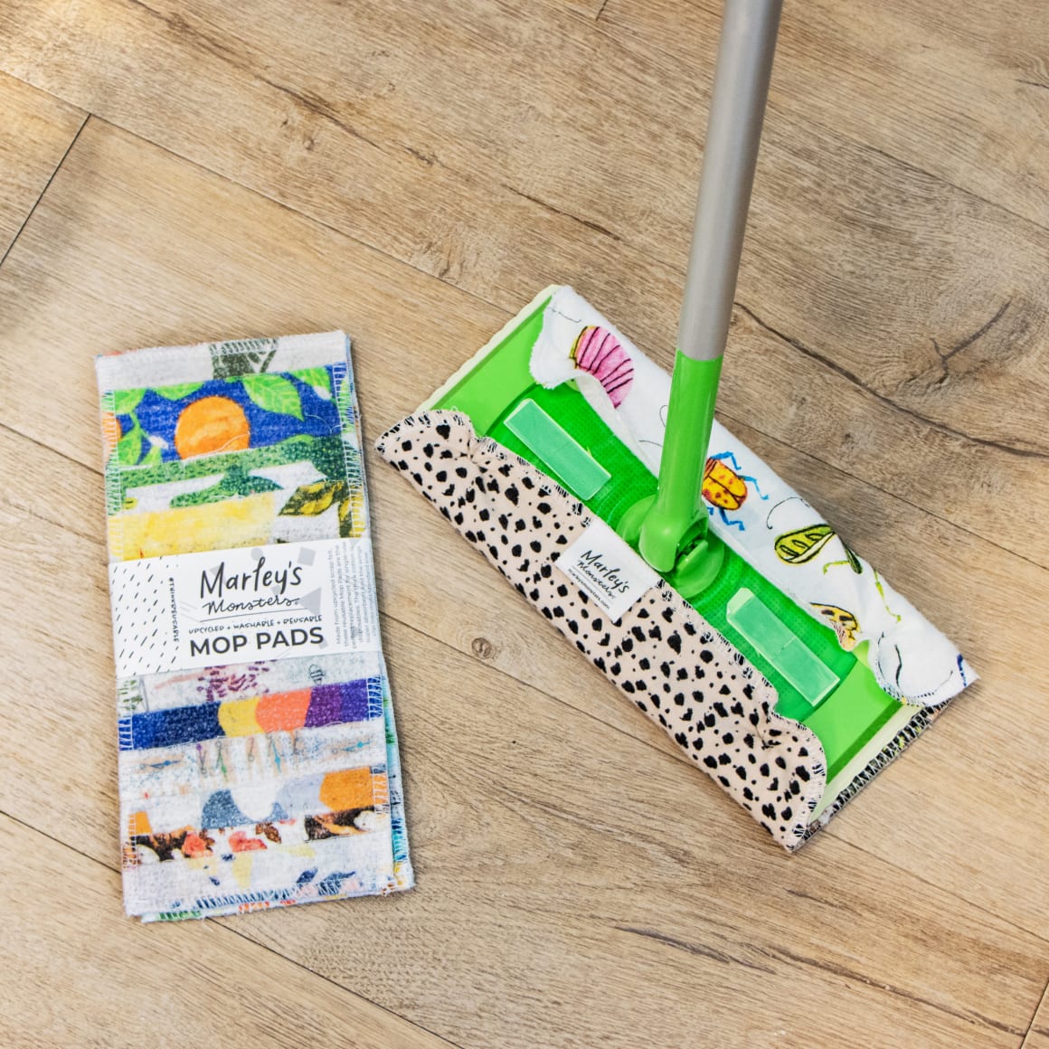Scrap Felt Mop Pads: Set of 2 - Image 8