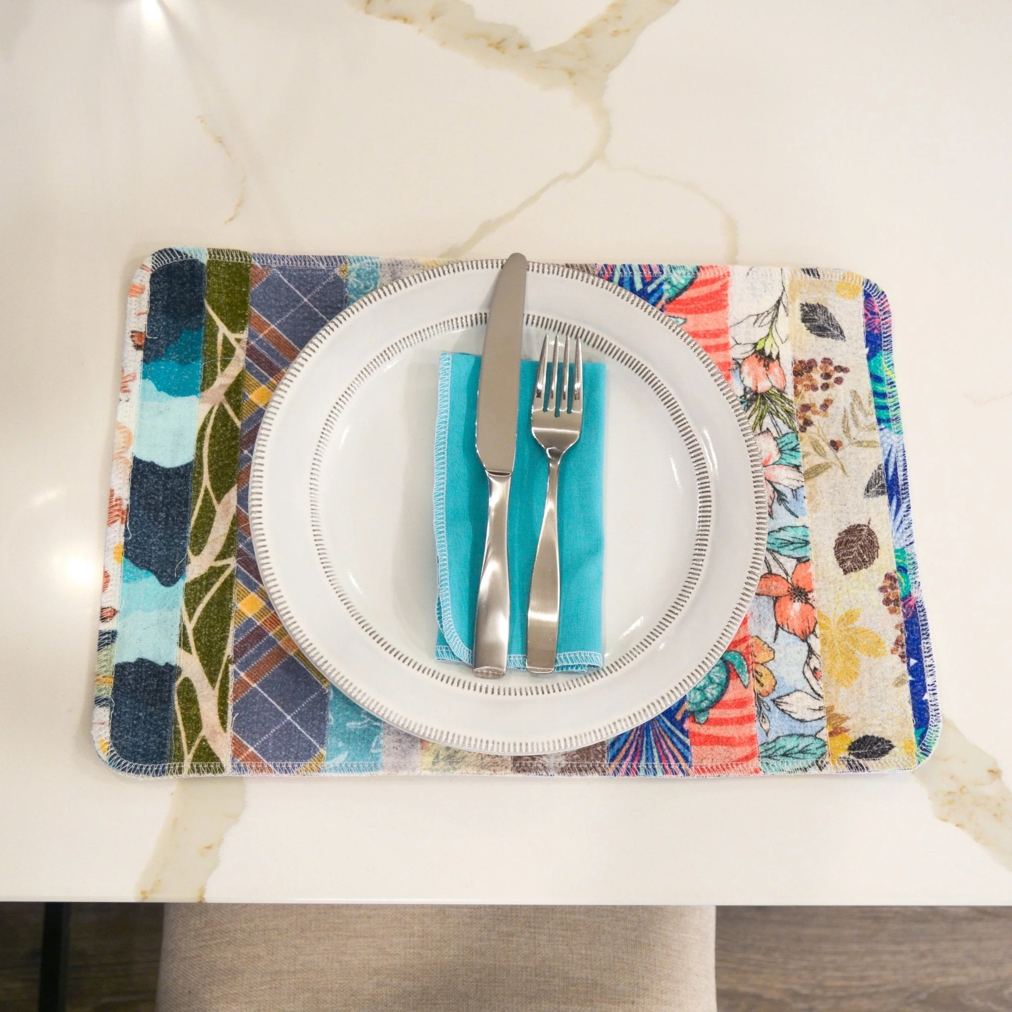 Scrap Felt Placemat / Drying Mat - Image 5